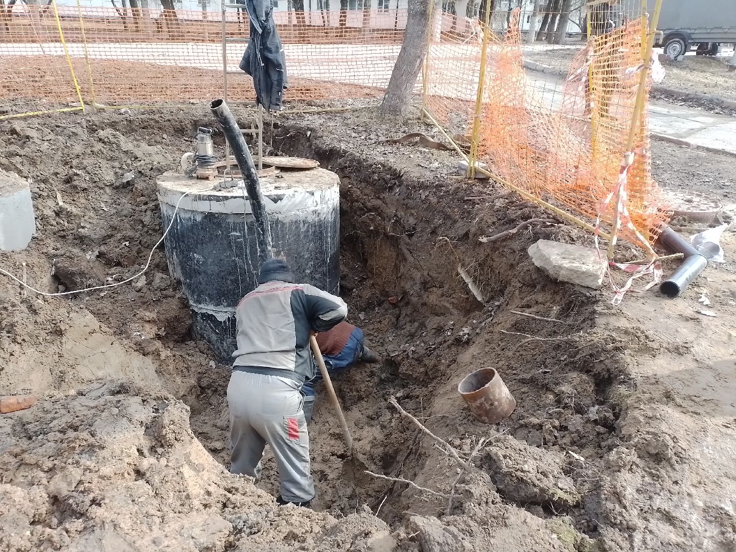 жкх, благоустрйоство, городской округ восход, трубопровод,