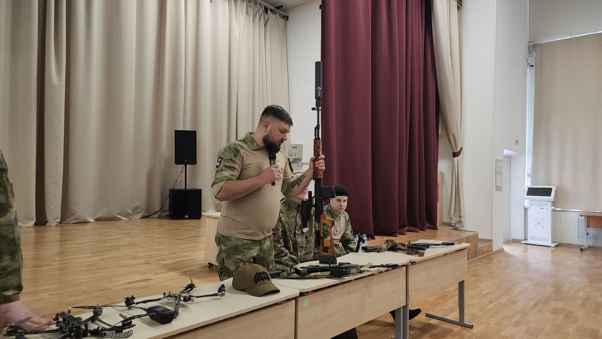 Школа, урок мужества, Истра, Военные,