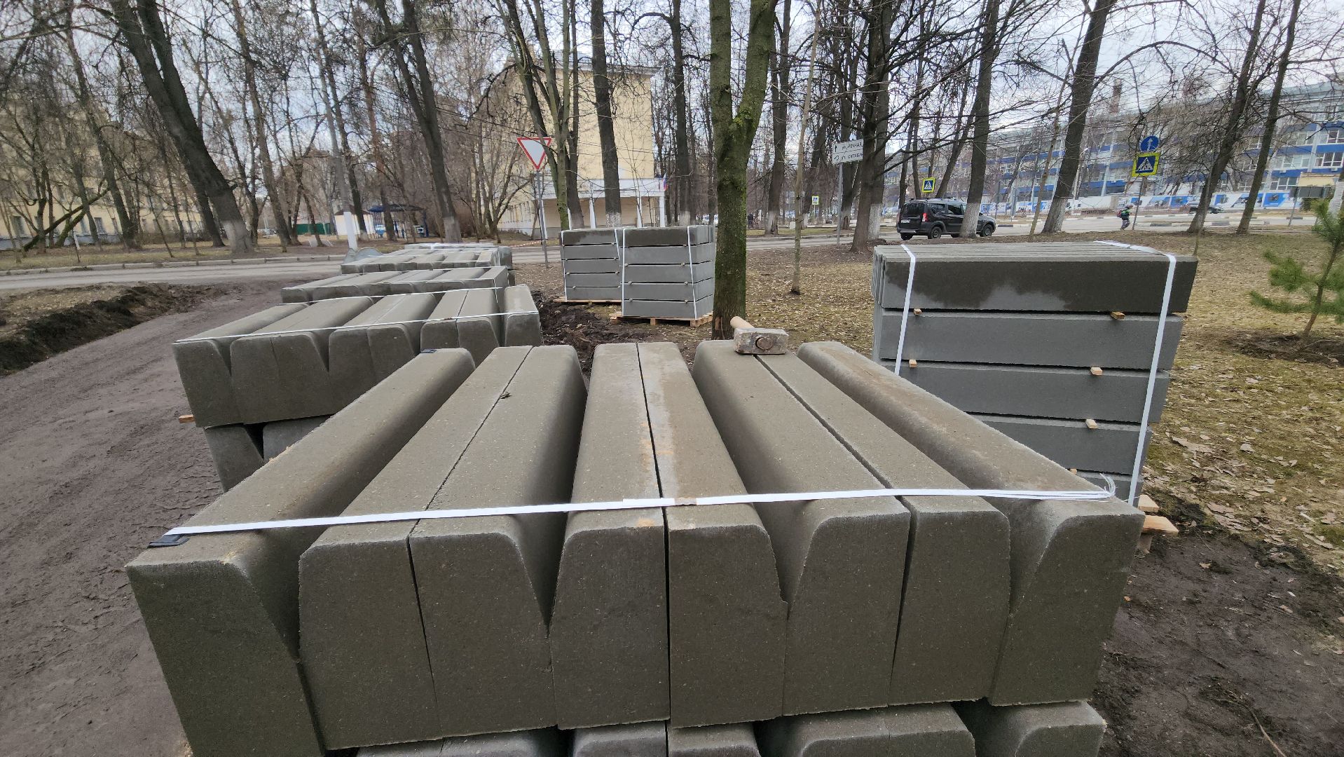 ремонт двора, красногорск, благоустройство дворовых территорий,