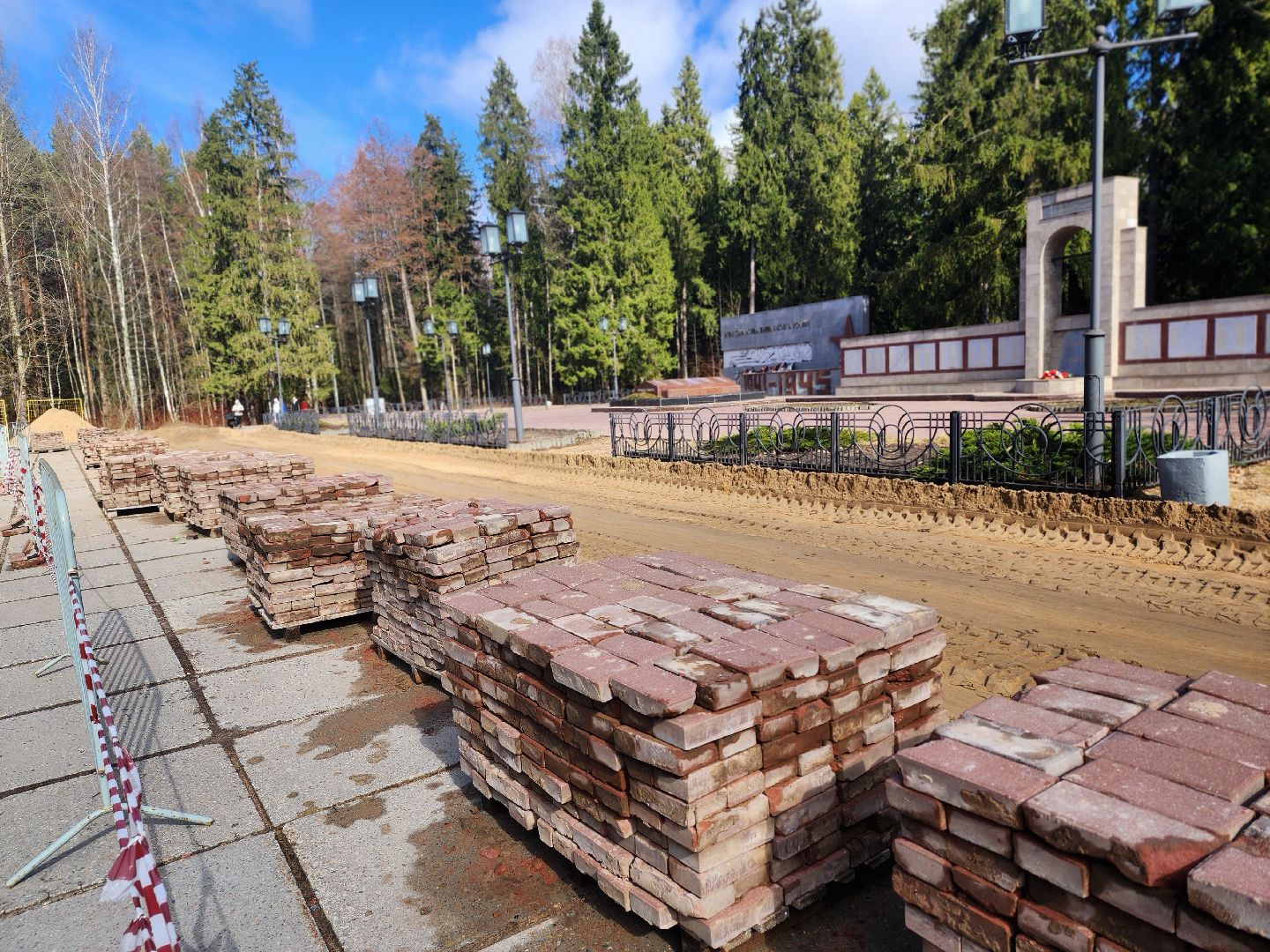 дубна, мемориальный комплекс, благоуствойство,