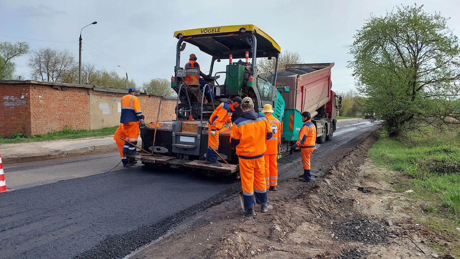 строительство дорог, серпухов, улица межевая, асфальт, дороги, мосавтодор,