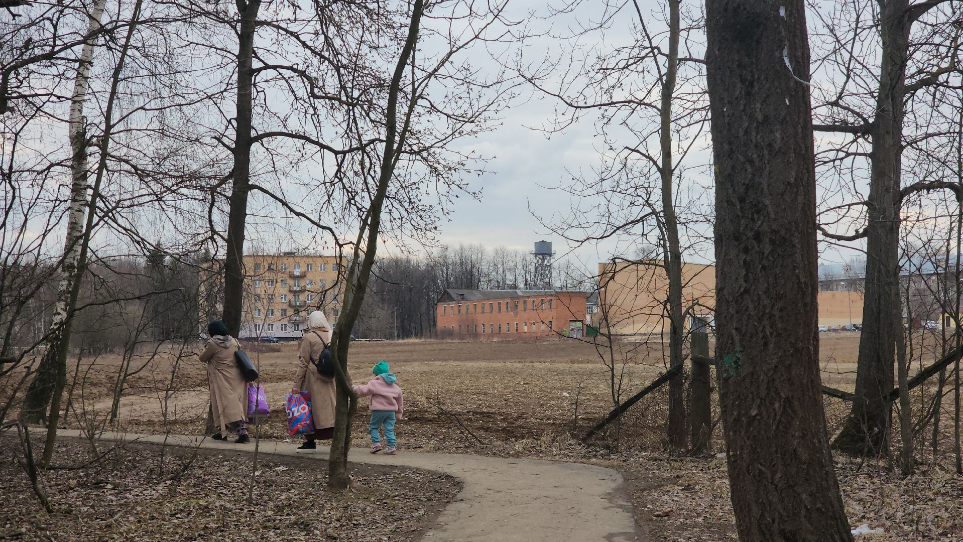 Шуховская башня, братская могила, Лобня, Луговая,