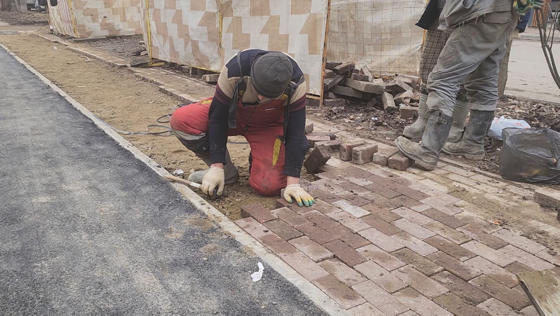 Ремонт, Обновление, Брусчатка, Асфальт,