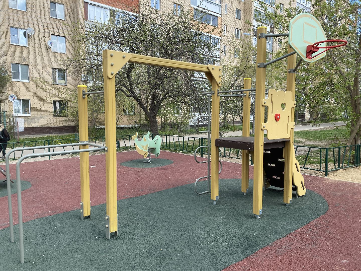 Чехов, благоустройство, детская площадка, дети, качели