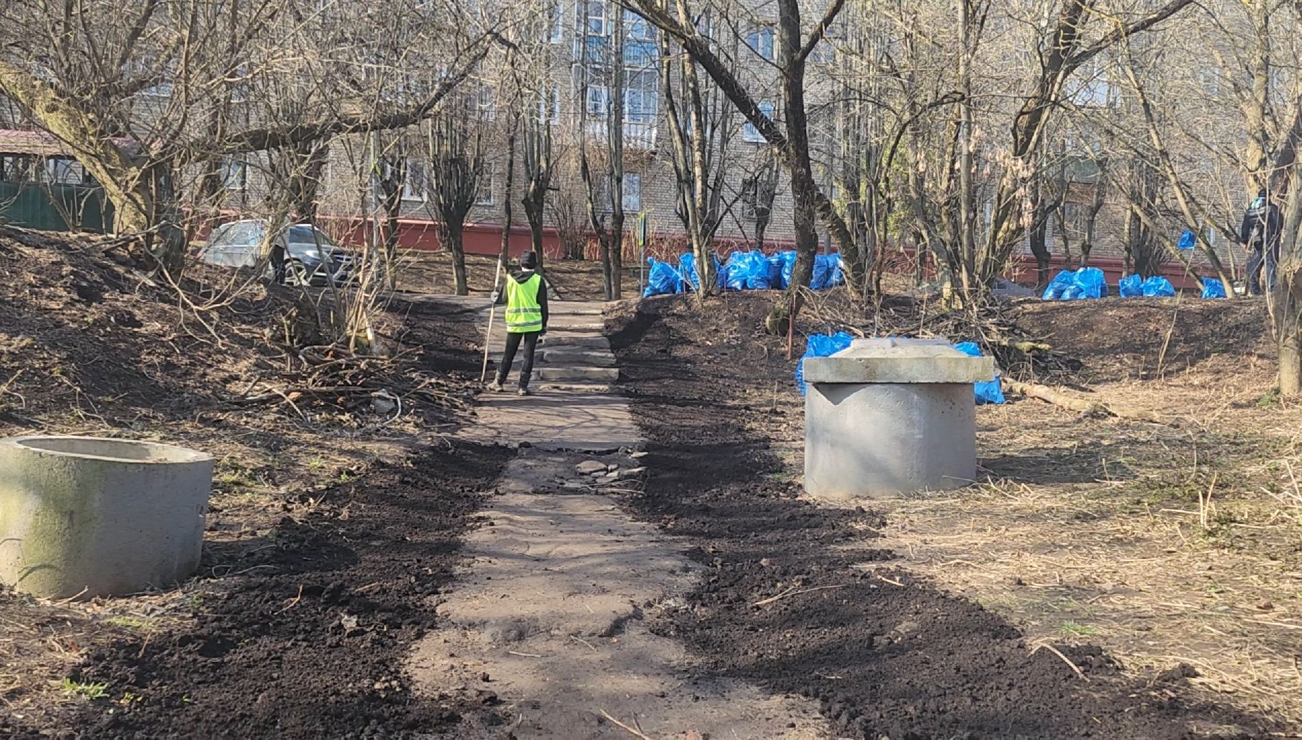 Уборка, Листва, Жители, Субботник,