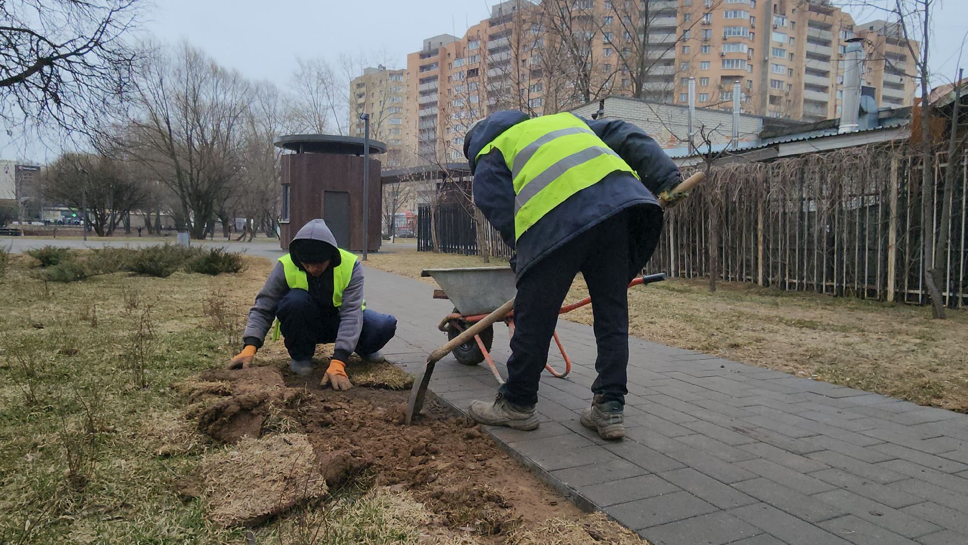 Люберцы, Наташинский парк, уборка, благоустройство,