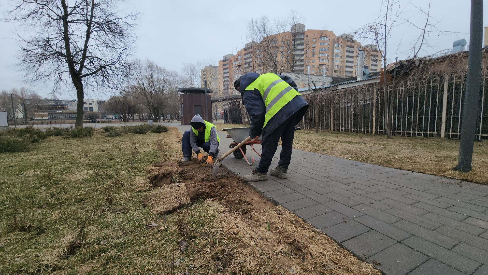 Люберцы, Наташинский парк, уборка, благоустройство,