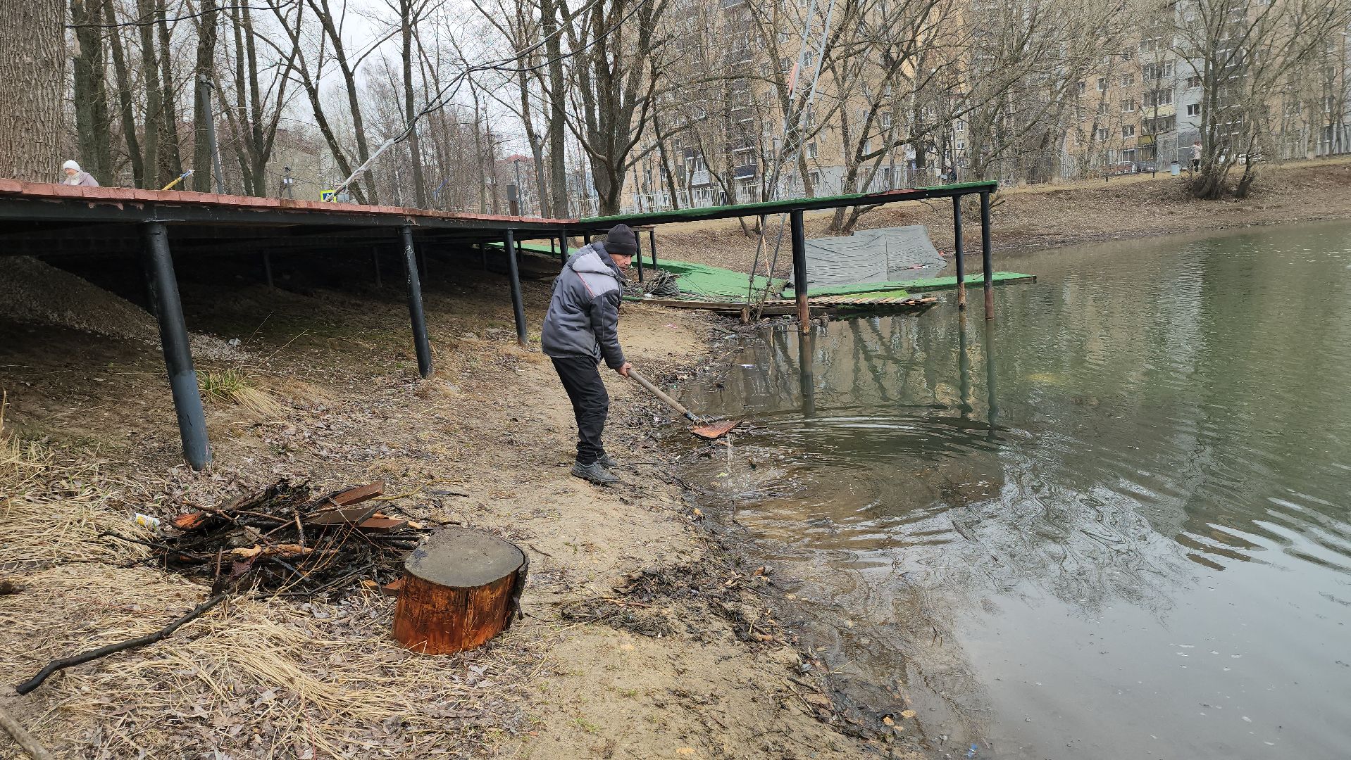 Люберцы, Наташинский парк, уборка, благоустройство,