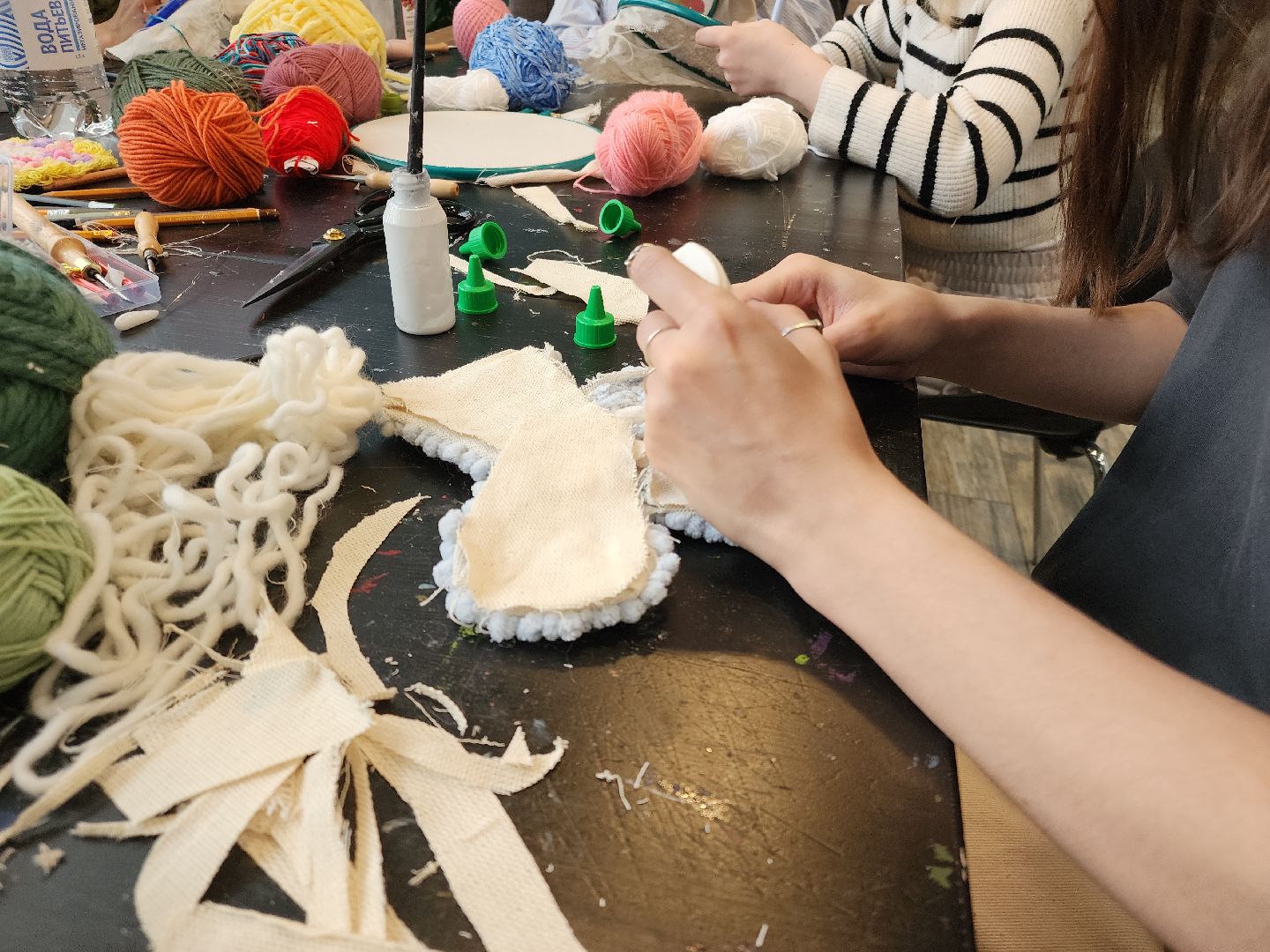 Черноголовка, Ковровая вышивка, Мастер-класс,