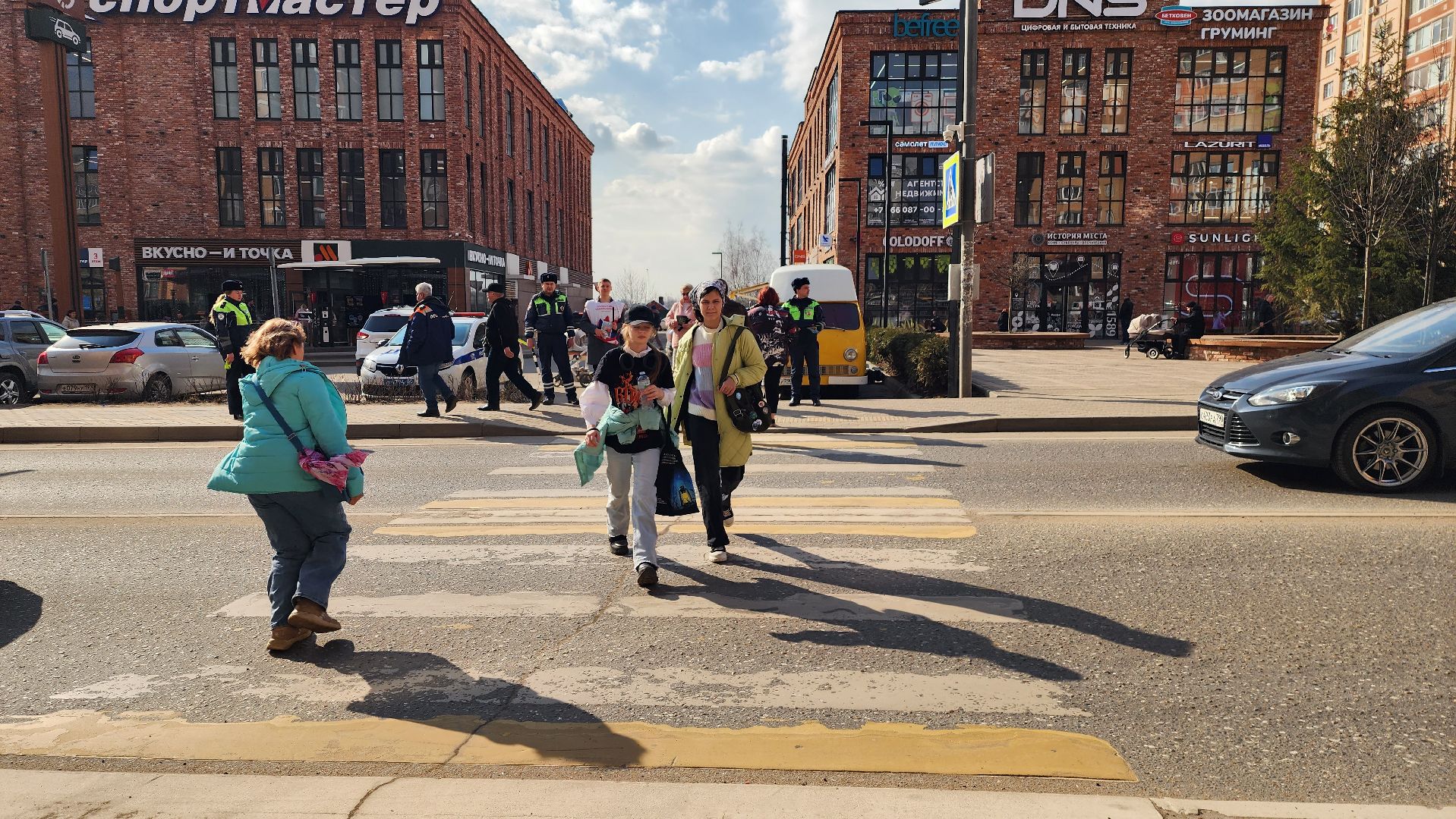 безопасность пешеходов, истра, рейд безопасности, госавтоинспекция,