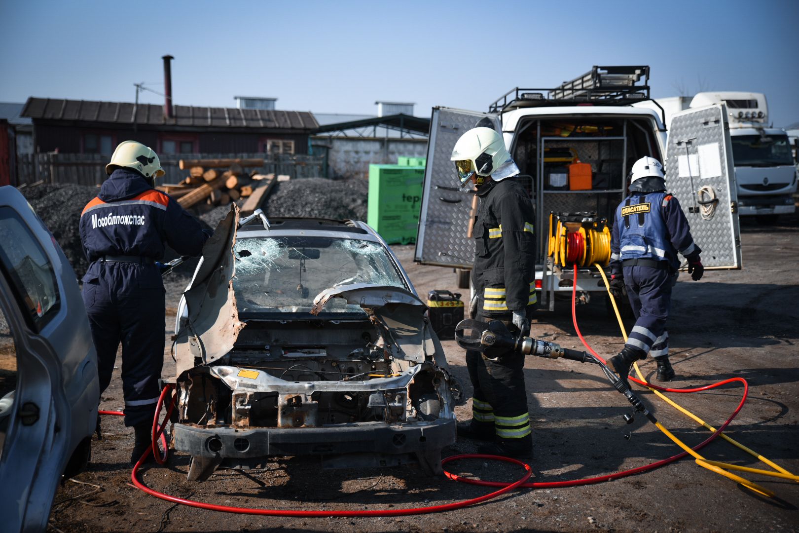 Бронницы, Спасатели, ПСЧ 343, Учения спасателей,