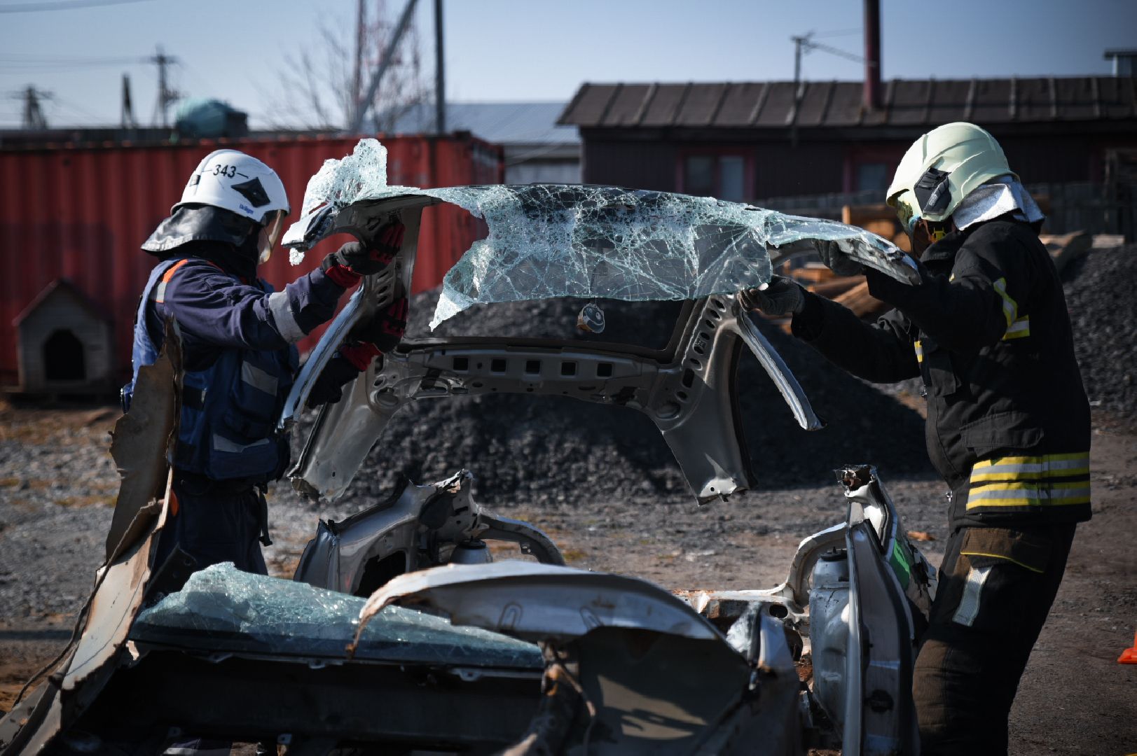 Бронницы, Спасатели, ПСЧ 343, Учения спасателей,