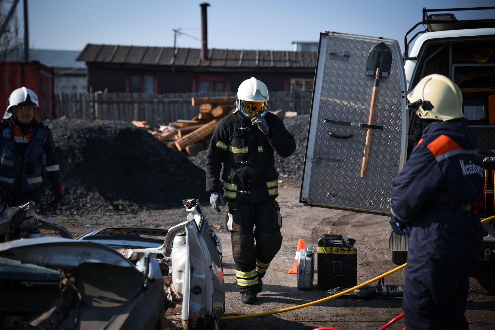 Бронницы, Спасатели, ПСЧ 343, Учения спасателей,