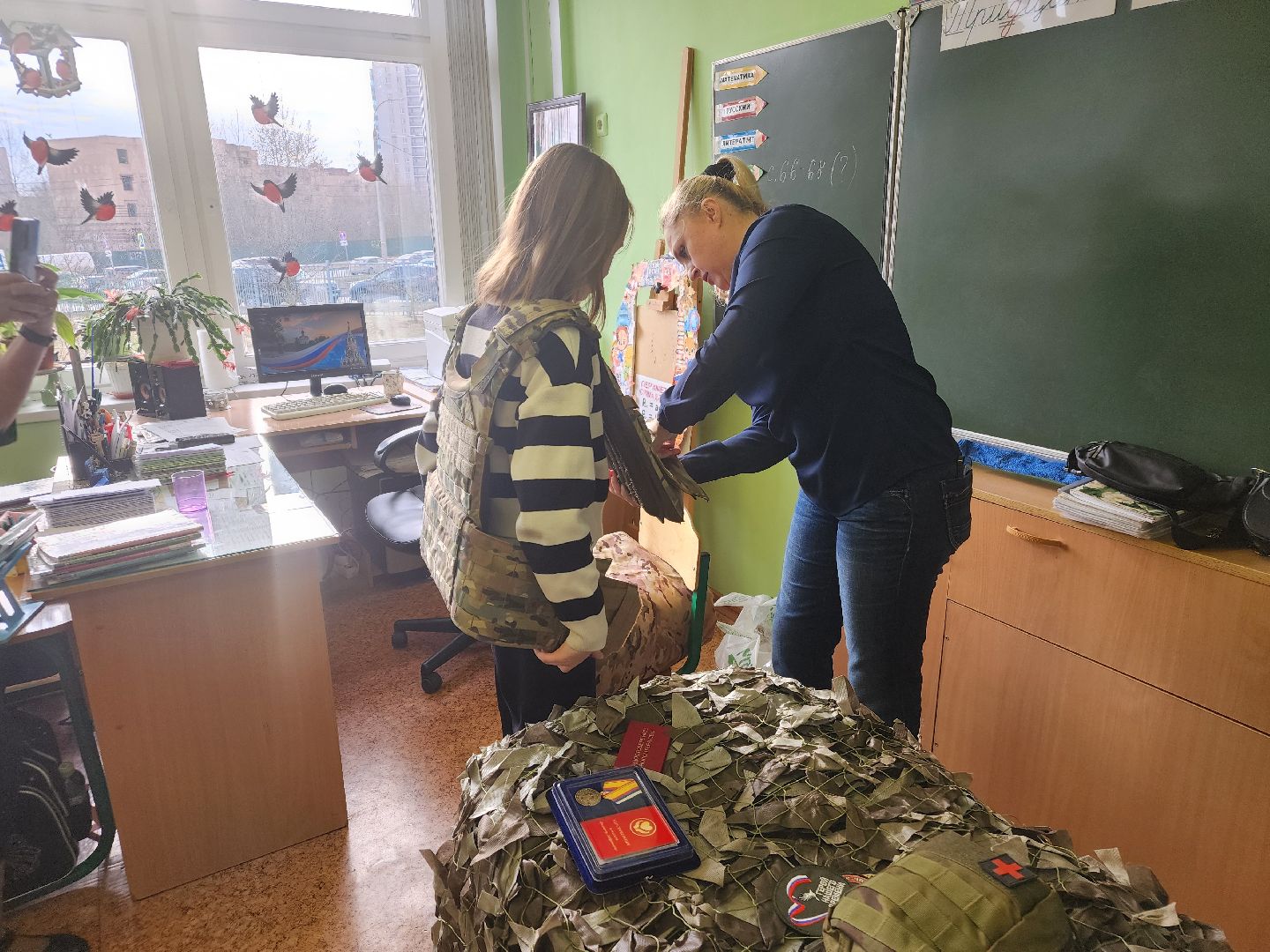 подольск, волонтеры сво, урок мужества,