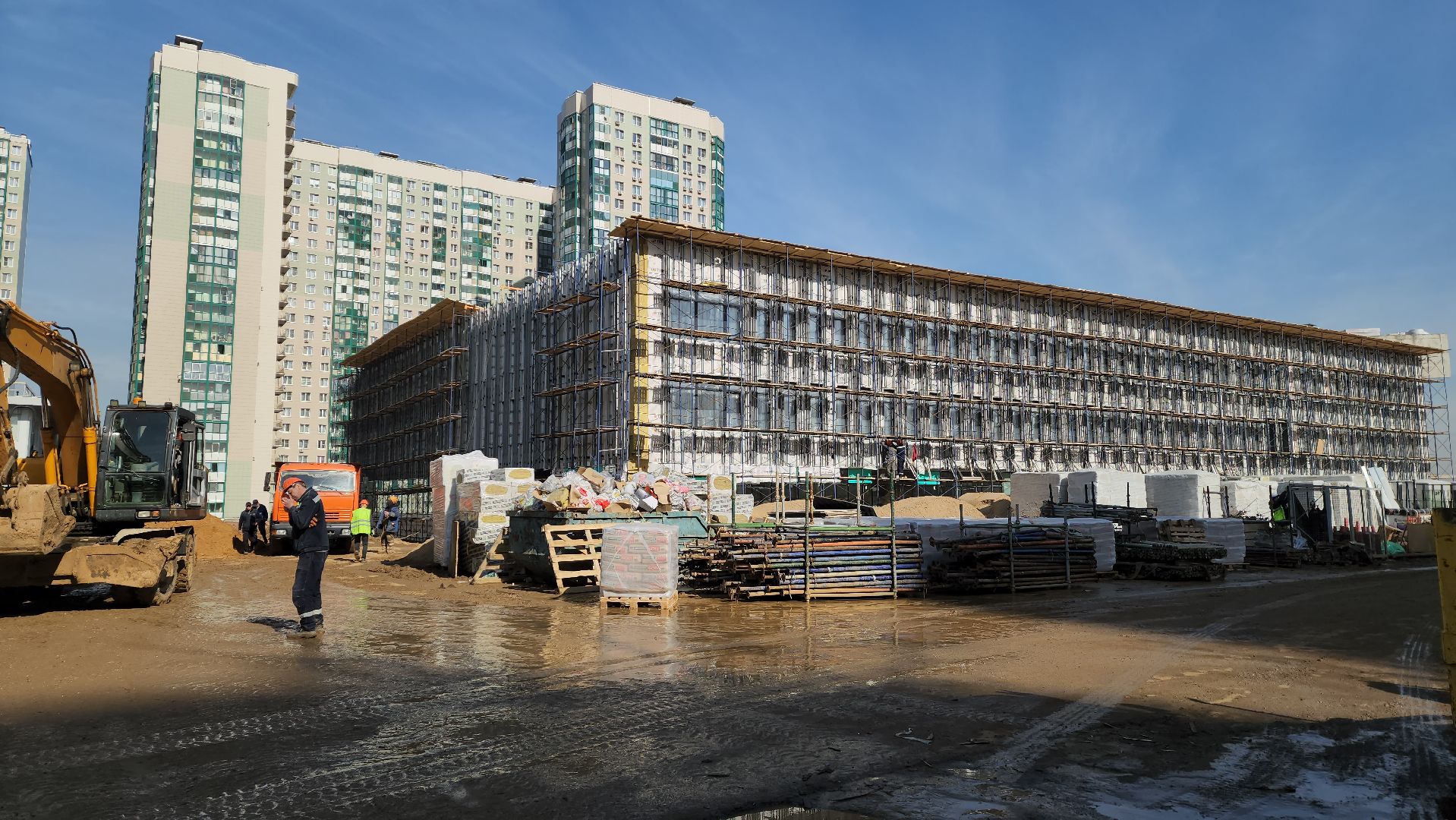 школа,изумрудные холмы,строительство,