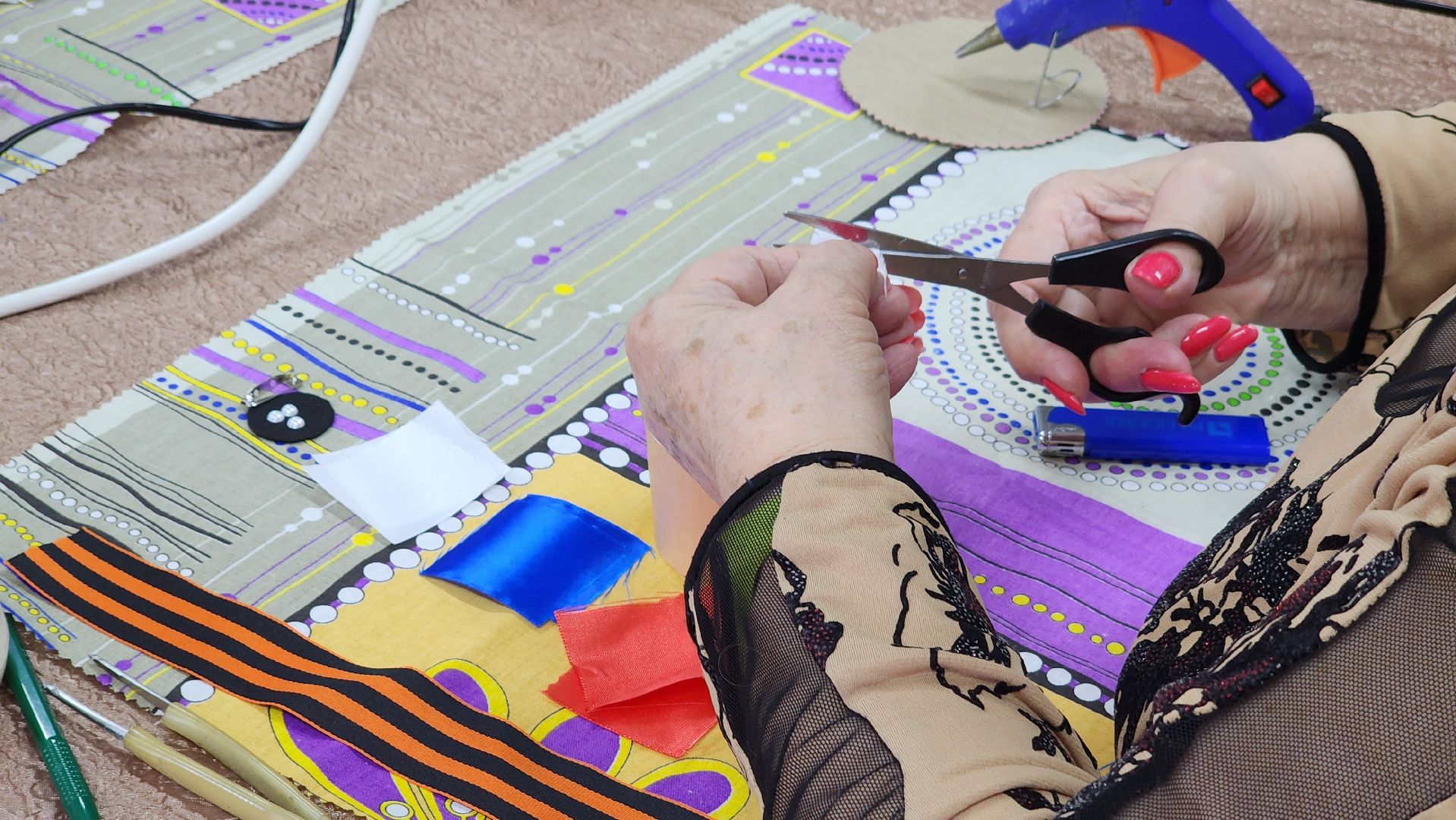 георгиевская ленточка, волонтеры, протвино,