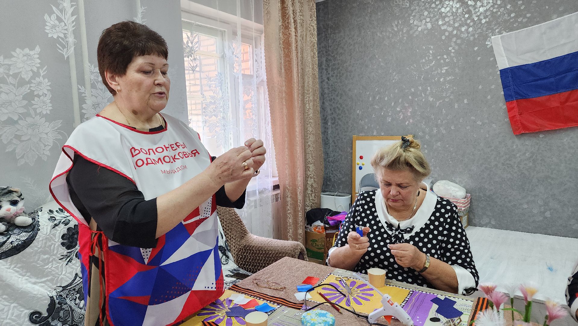 георгиевская ленточка, волонтеры, протвино,