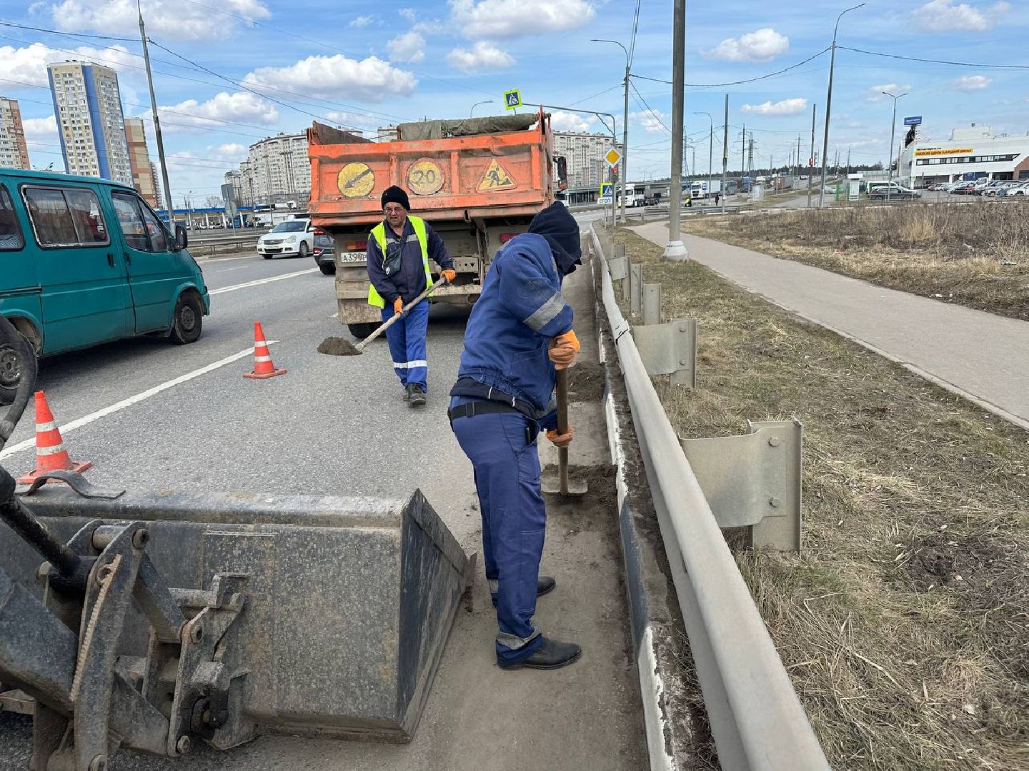 уборка улиц, домодедово,