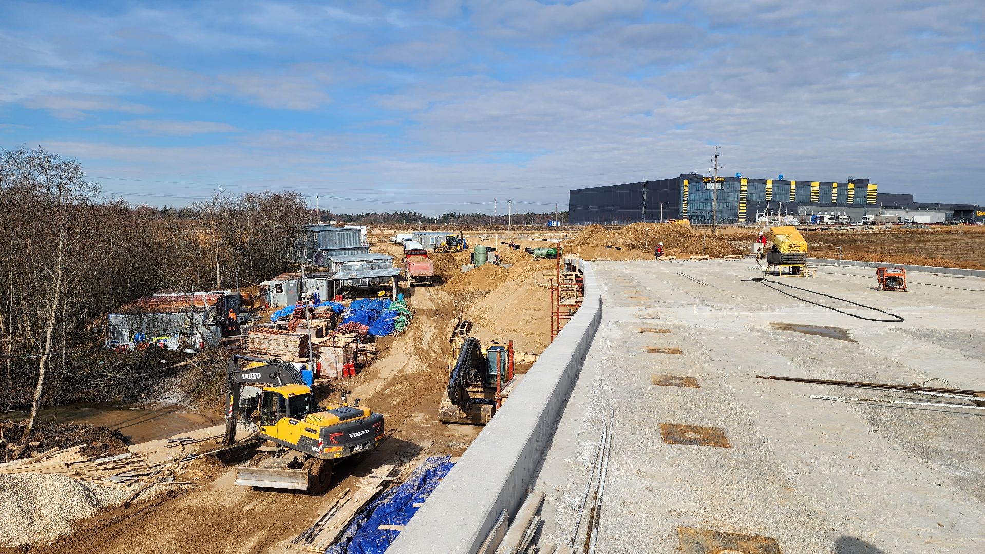 строительство, истра, мост,