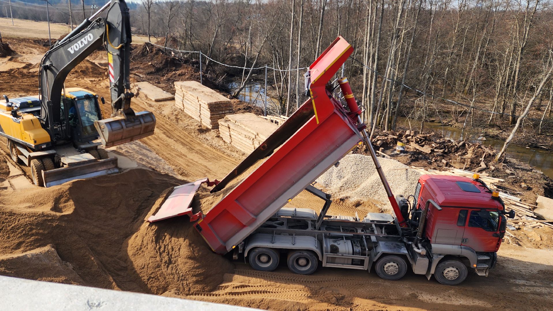 строительство, истра, мост,