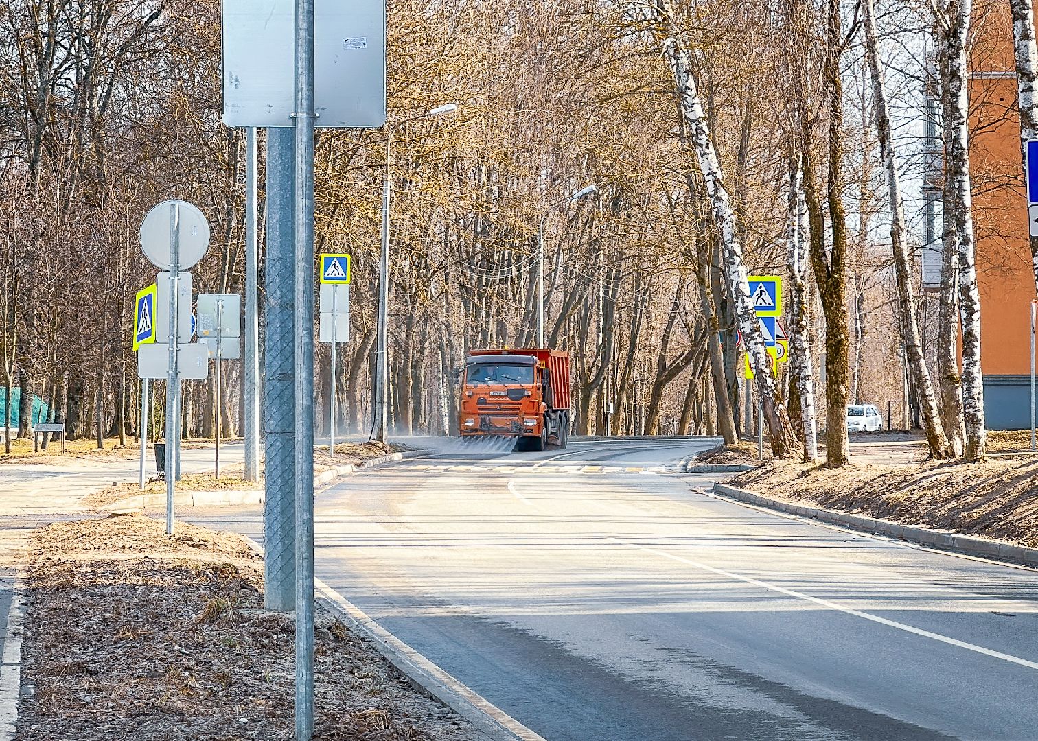Клин, ЖКХ, уборка улиц города, благоустройство,