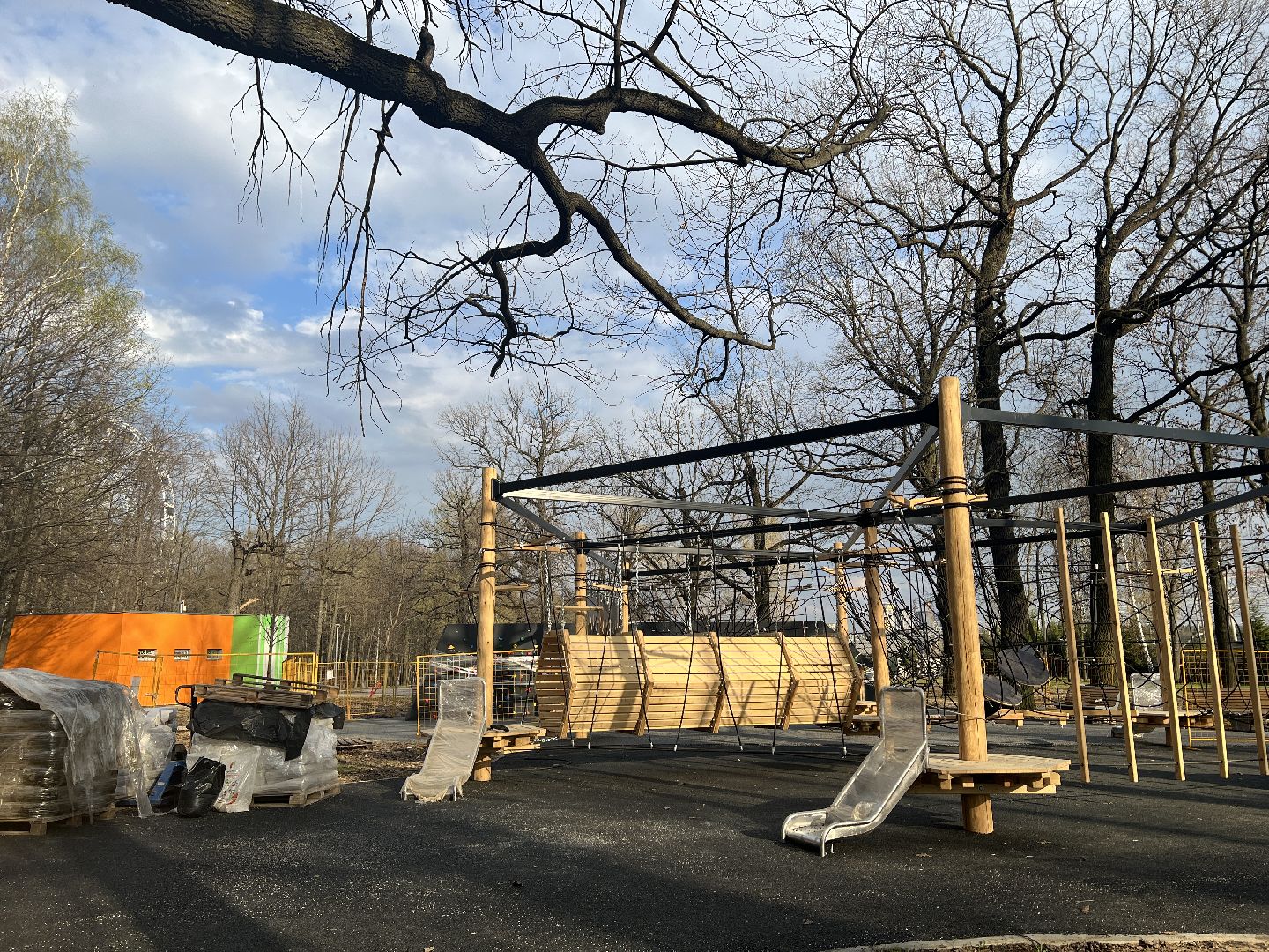 Химки, парк Толстого, благоустройство, досуг, детская площадка