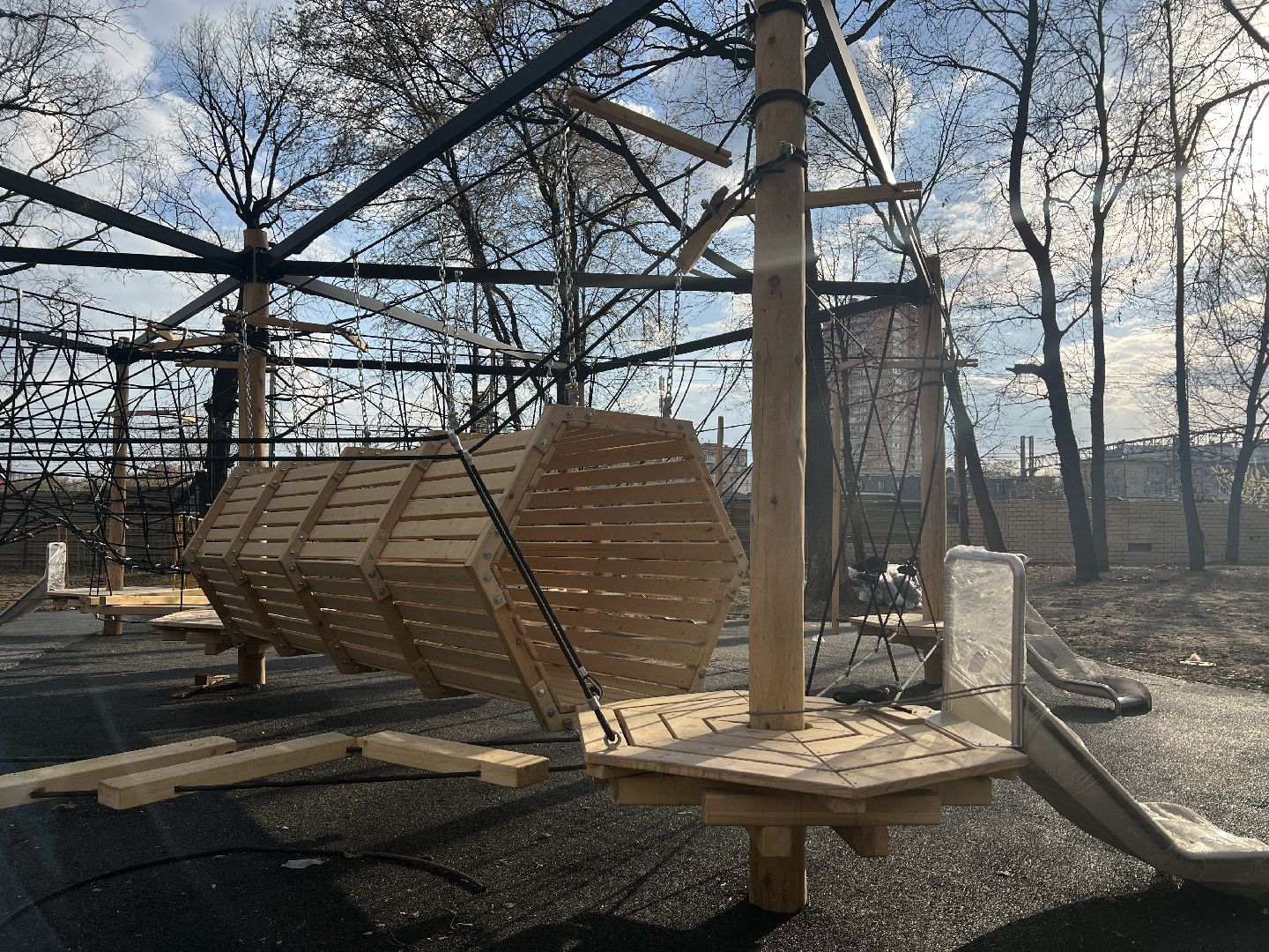 Химки, парк Толстого, благоустройство, досуг, детская площадка