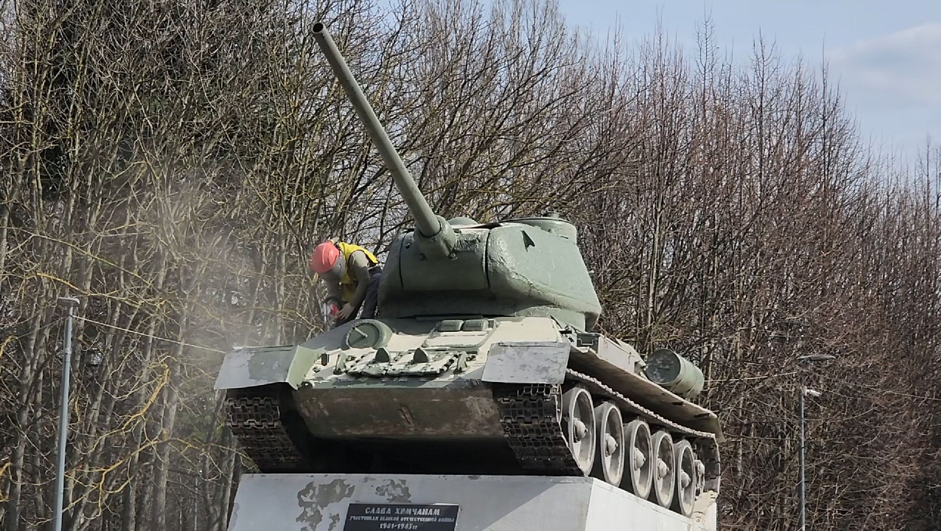 Памятник, Ремонт, Победа,