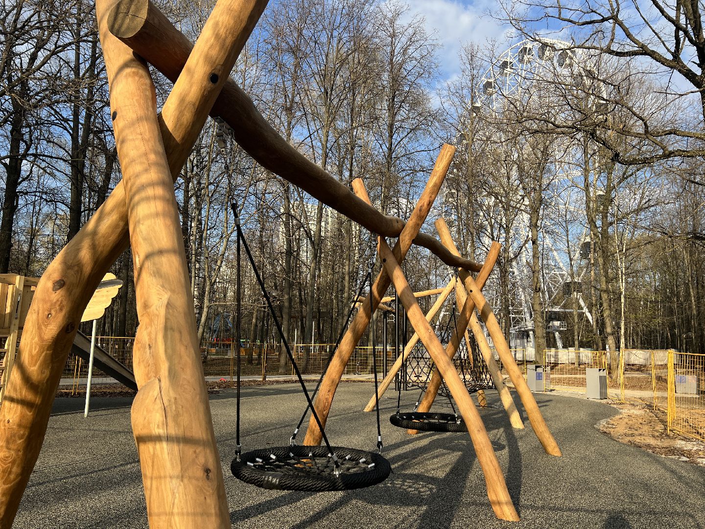 Химки, парк Толстого, благоустройство, детская площадка, дети