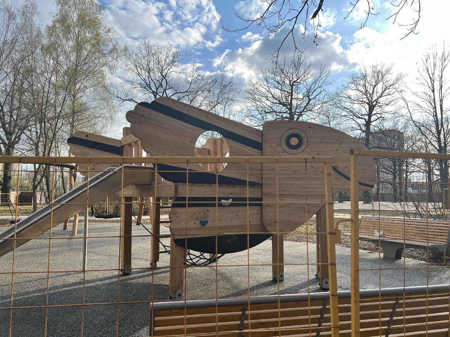 Химки, парк Толстого, благоустройство, детская площадка, дети