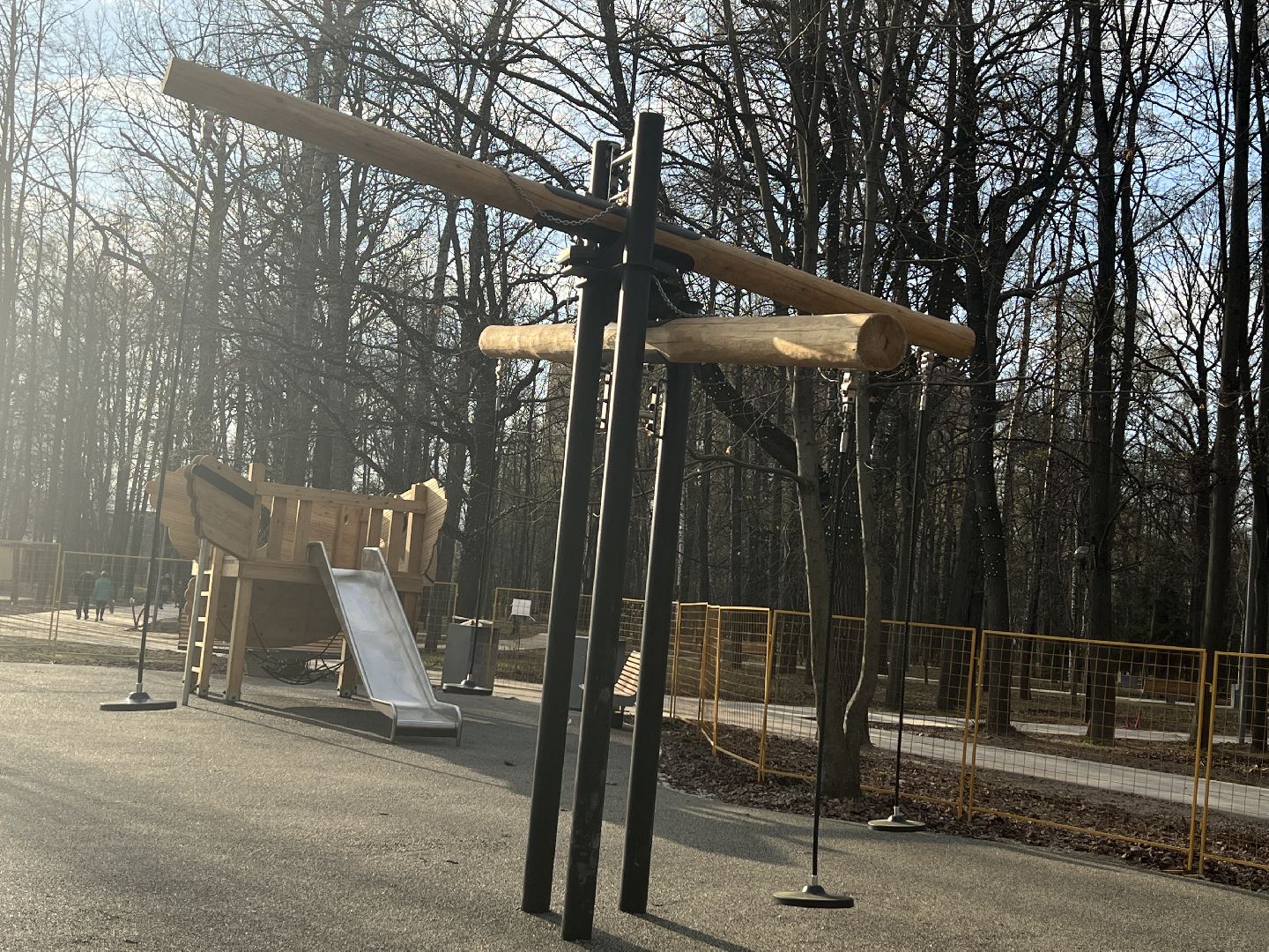 Химки, парк Толстого, благоустройство, детская площадка, дети