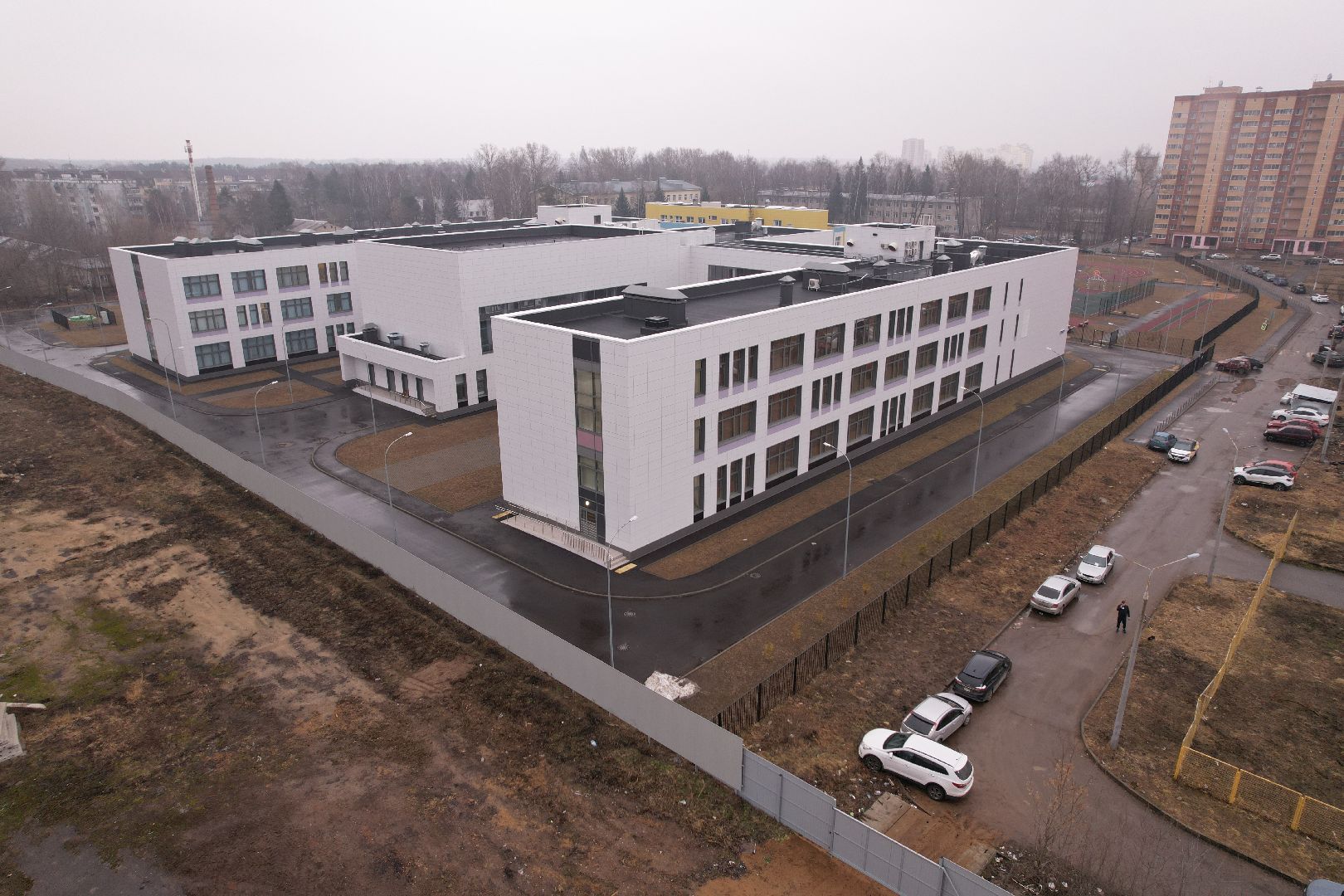 видео с коптера, школа 19 в щелково, Кружок кVадрокоптер»,