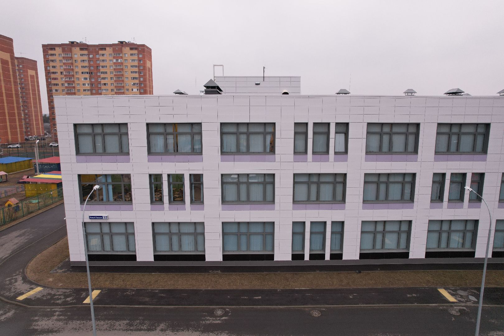 видео с коптера, школа 19 в щелково, Кружок кVадрокоптер»,