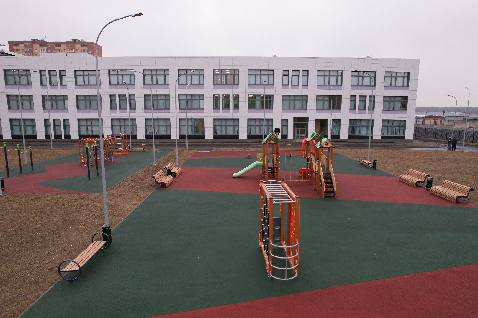 видео с коптера, школа 19 в щелково, Кружок кVадрокоптер»,