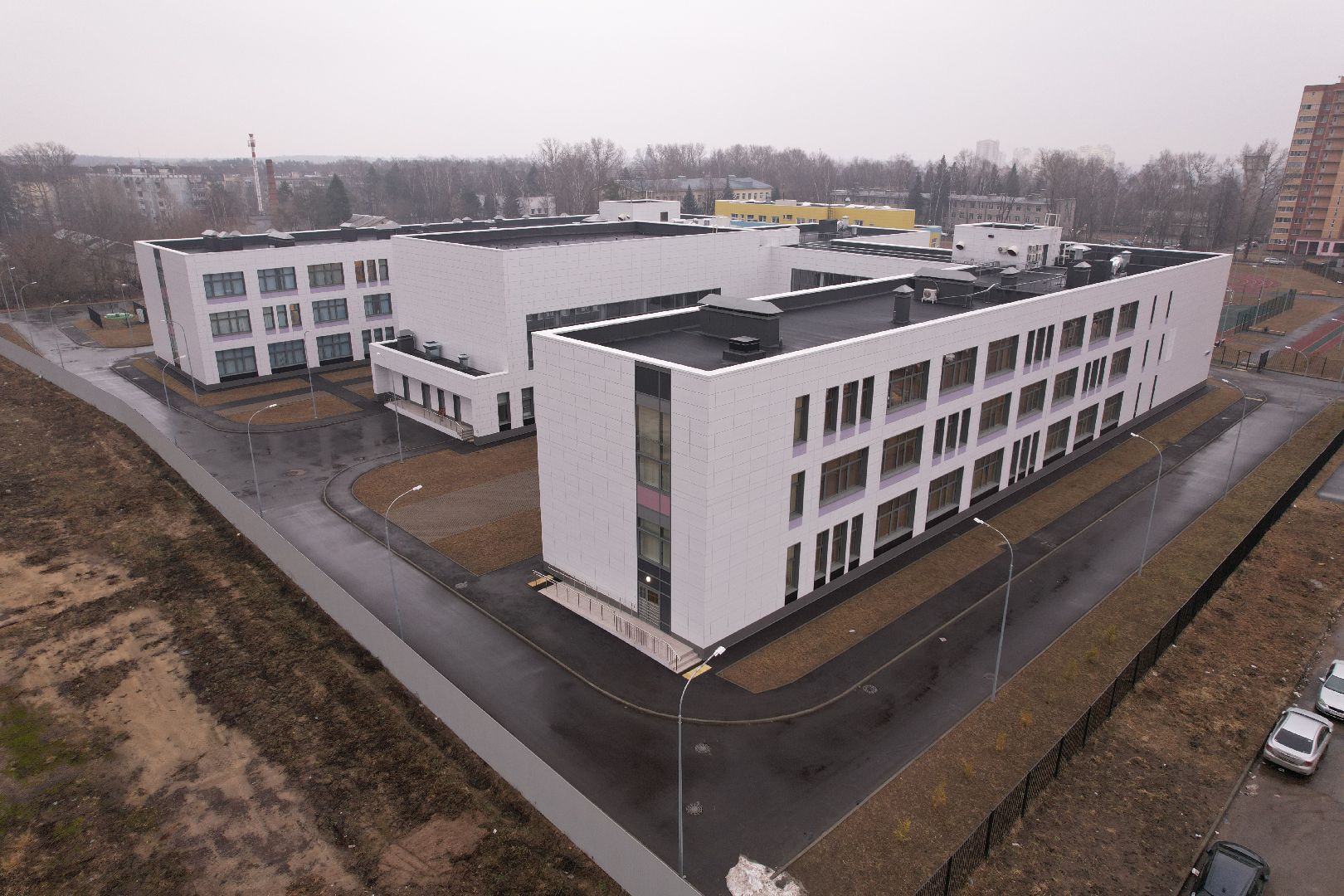 видео с коптера, школа 19 в щелково, Кружок кVадрокоптер»,