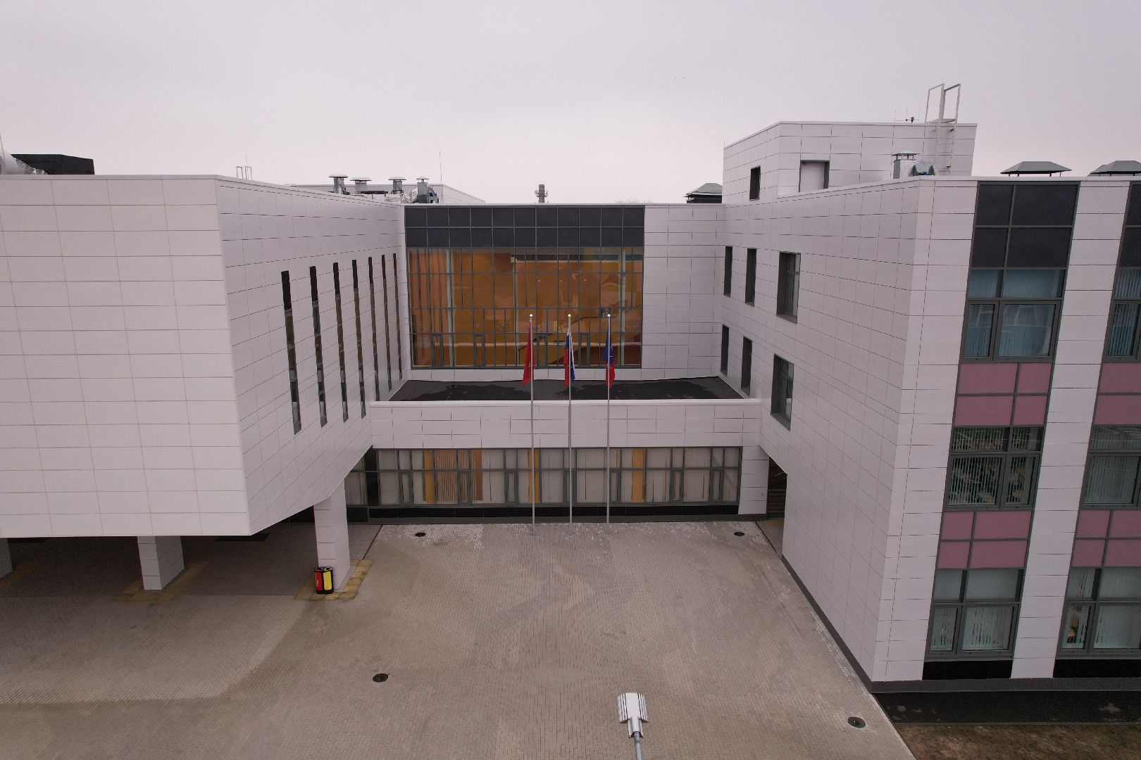 видео с коптера, школа 19 в щелково, Кружок кVадрокоптер»,