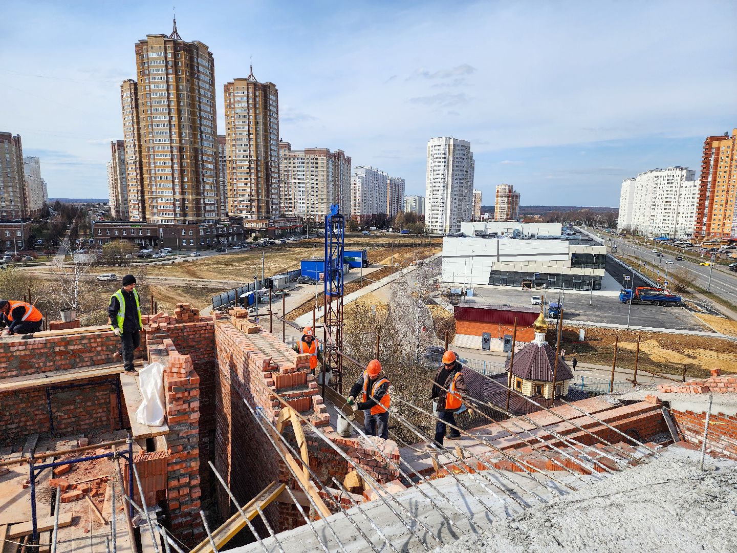 Подольск, никольский храм, строительство, храм в кузнечиках,