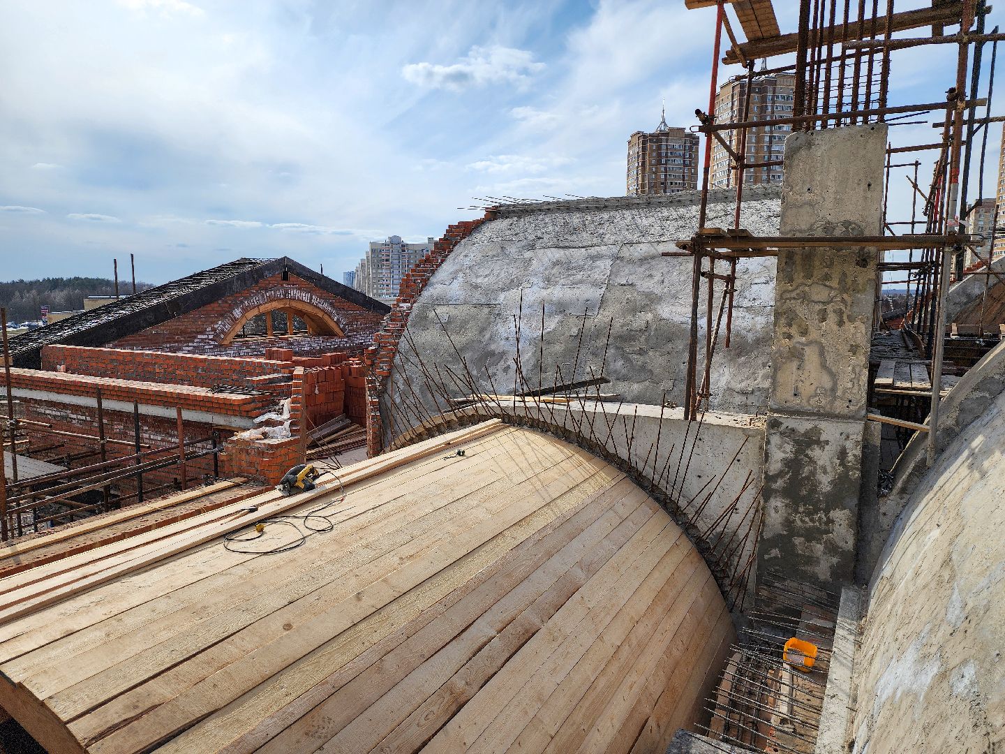 Подольск, никольский храм, строительство, храм в кузнечиках,