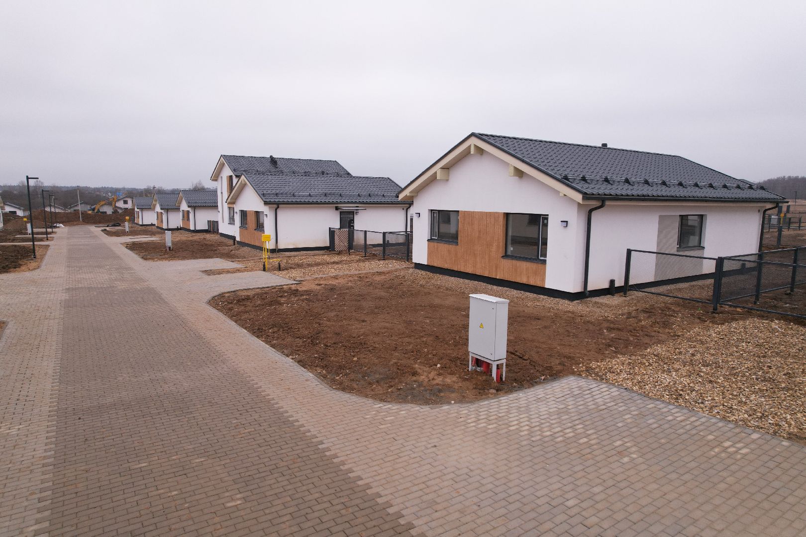 видео с коптера, строительство жилого кластера в истре,