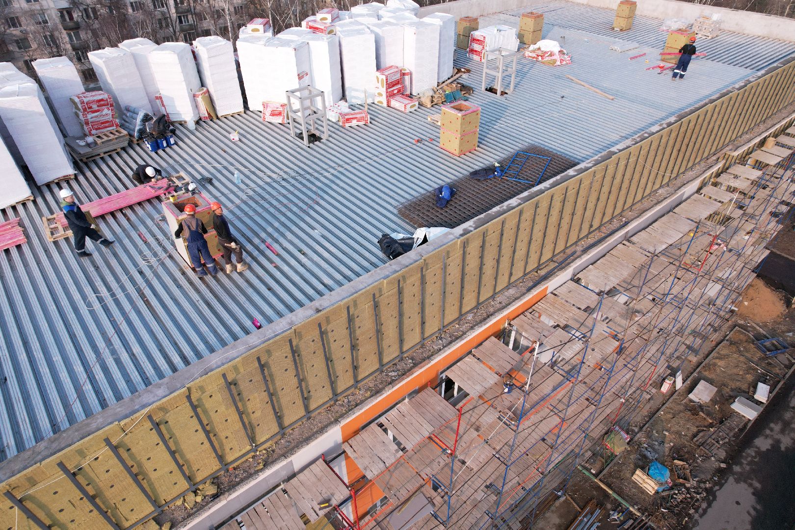 видео с коптера, капремонт лицея 14 в щелково,