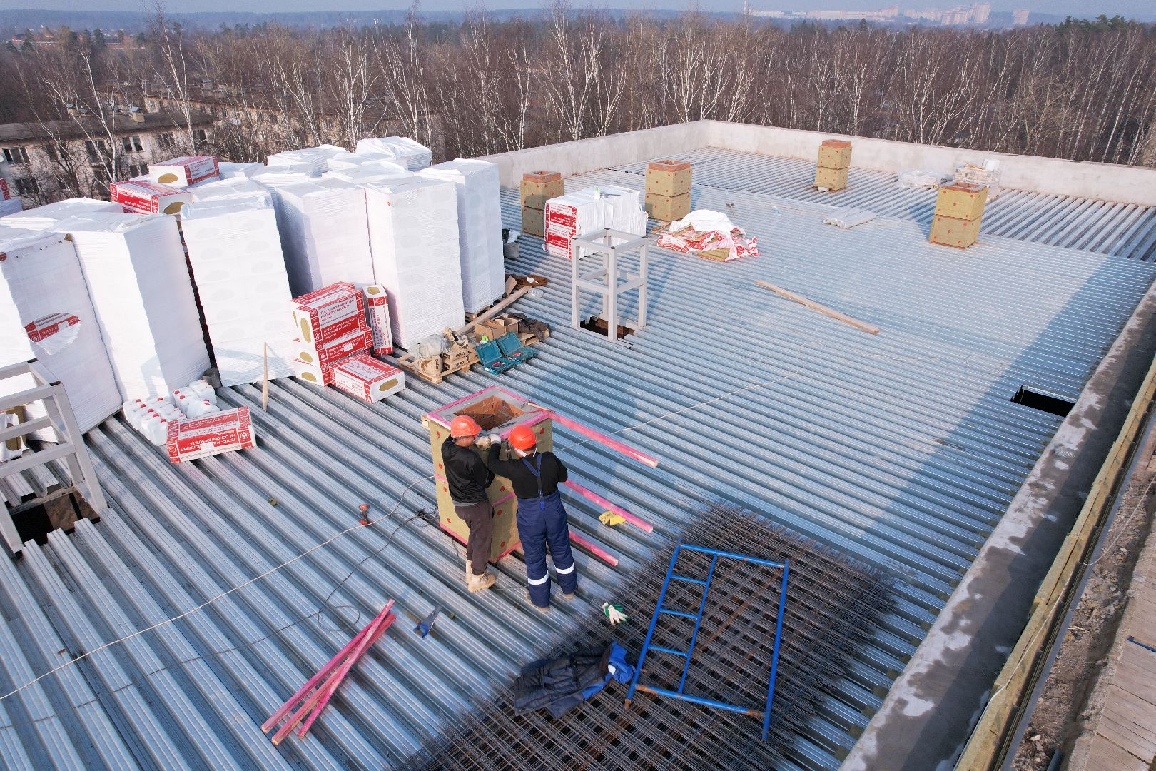 видео с коптера, капремонт лицея 14 в щелково,
