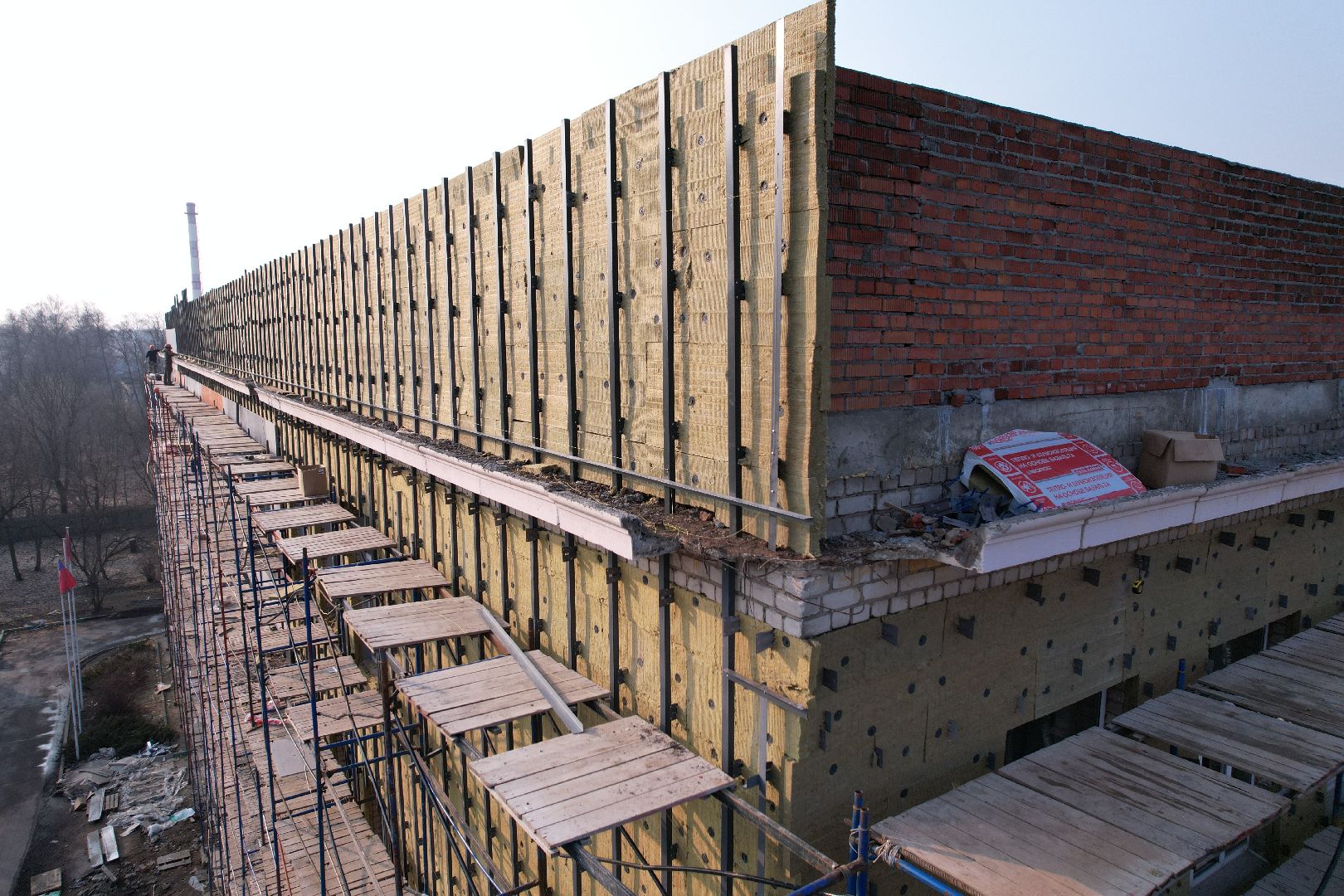 видео с коптера, капремонт лицея 14 в щелково,