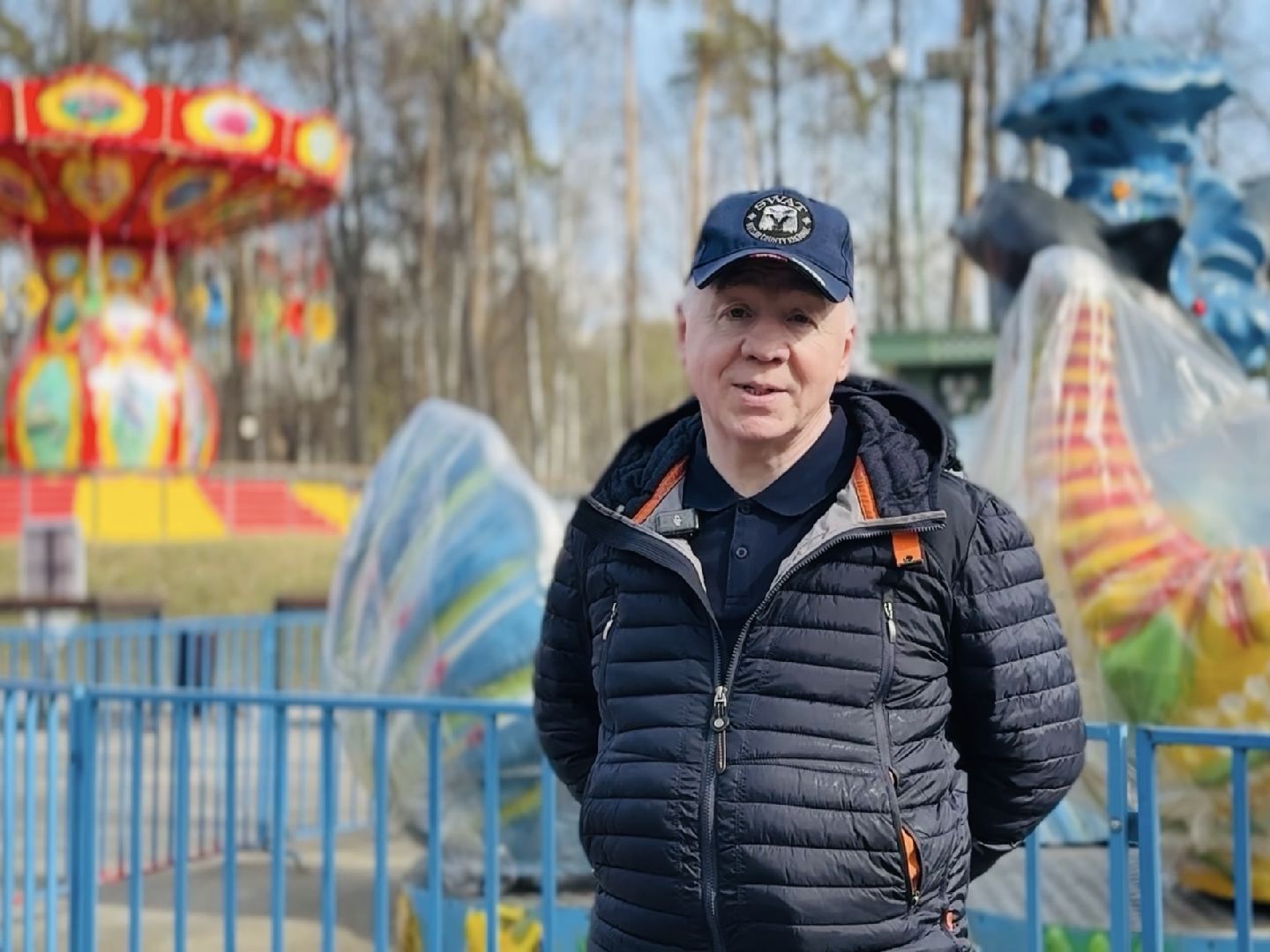 раменское, парк, городской парк, аттракцион детский паровоз, аттракционы, карусели,