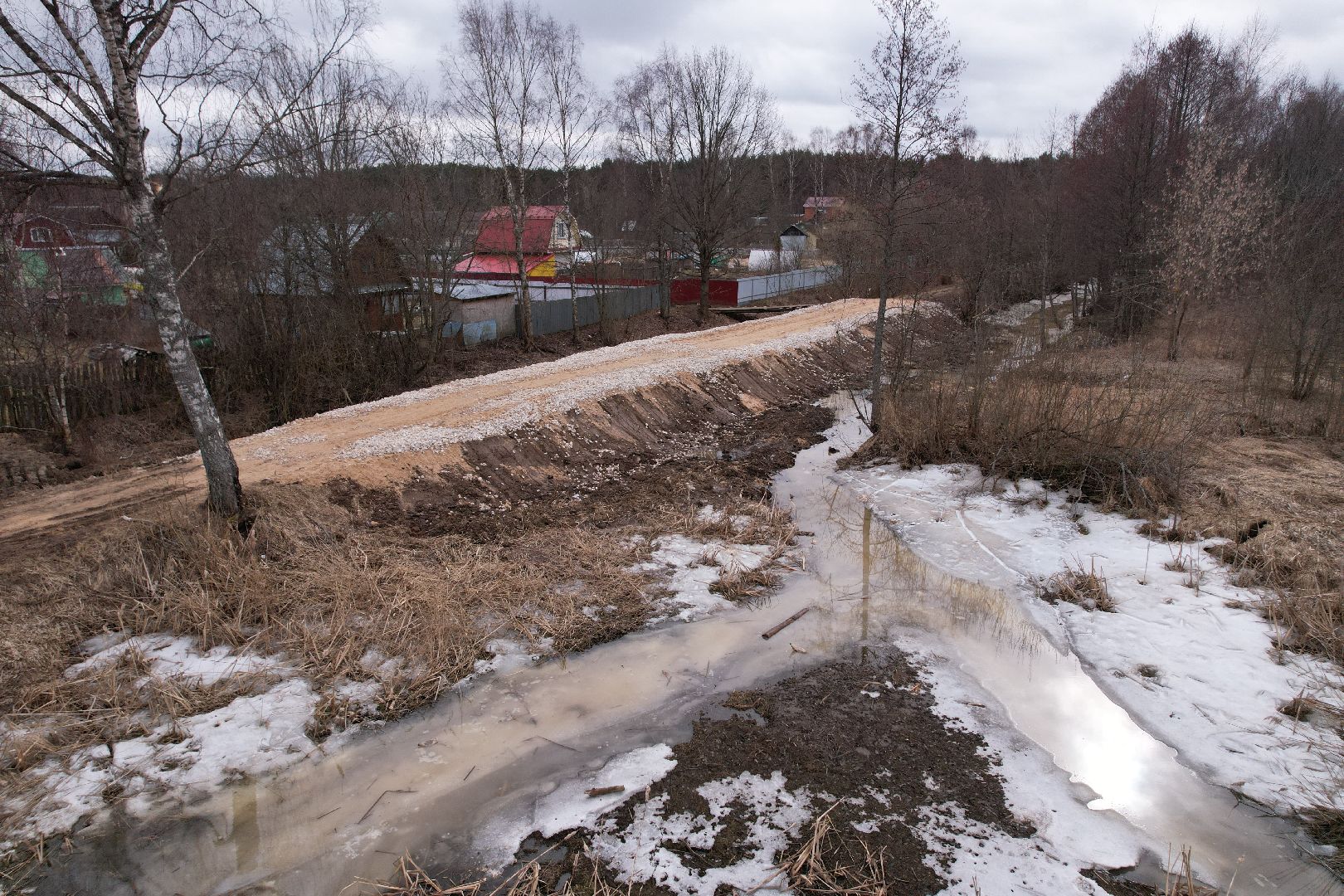 видео с коптера, ремонт дамбы в талдоме, ремонт дамбы в парке солнечный берег,