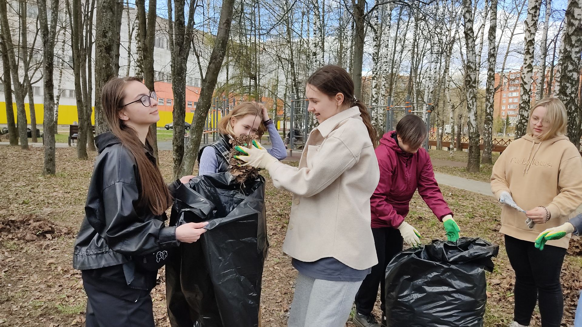 Лобня, благоустройство, субботник