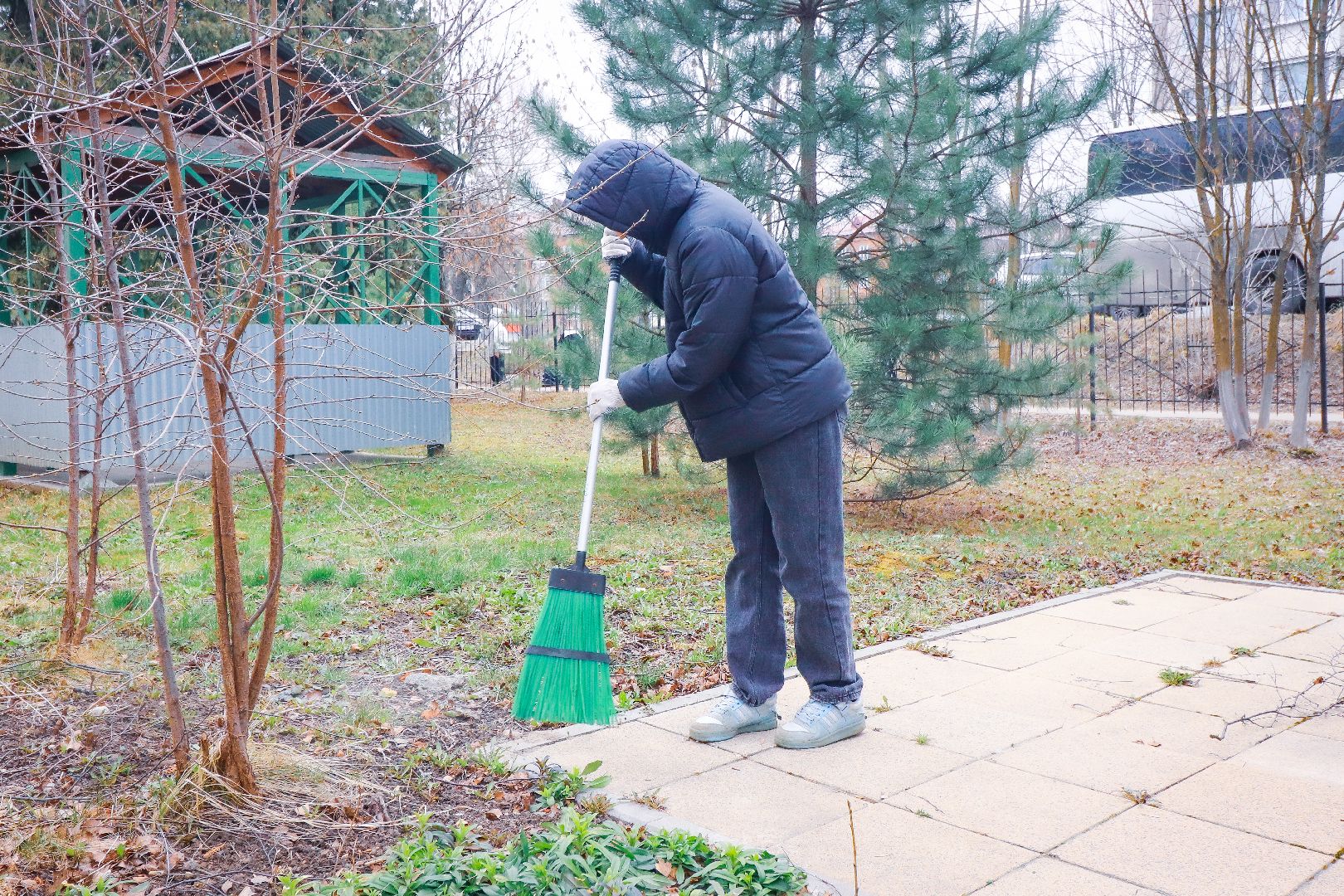 Клин, общество, субботник, благоустройство, экология, студенты, РГСУ,