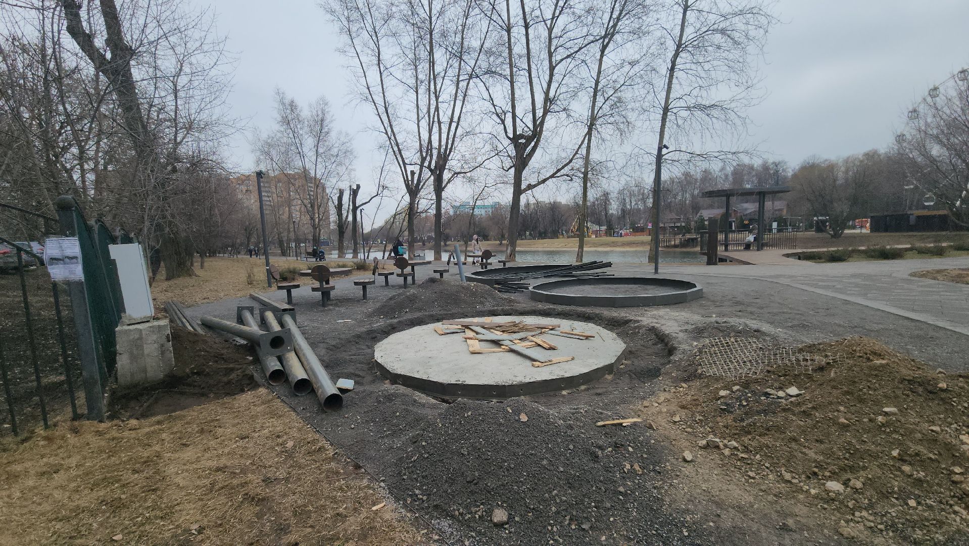 люберцы, наташинский парк, строительство, благоустройство, объекты благоустройства,