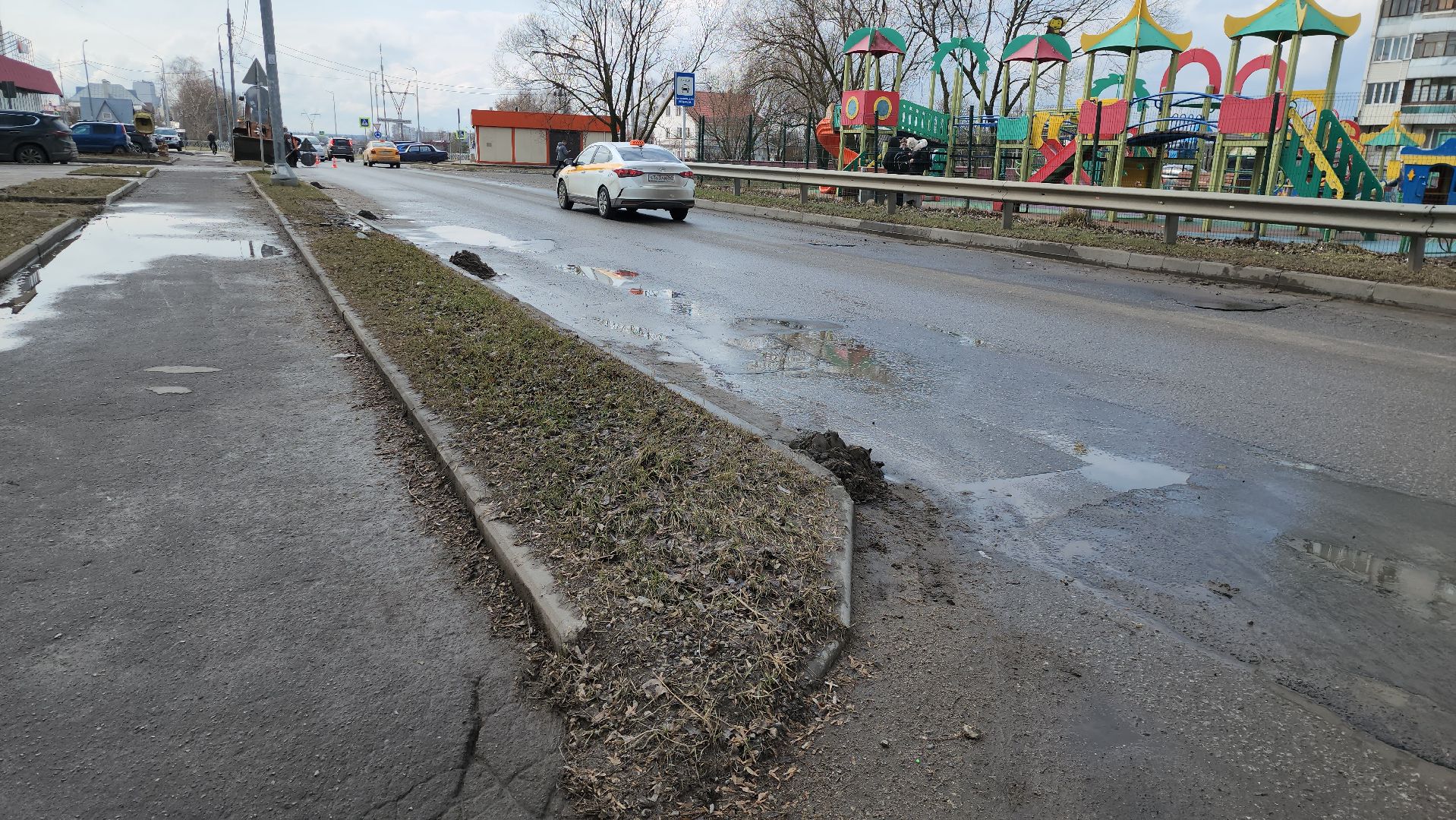 серпухов, подмосковье, уборка улиц,