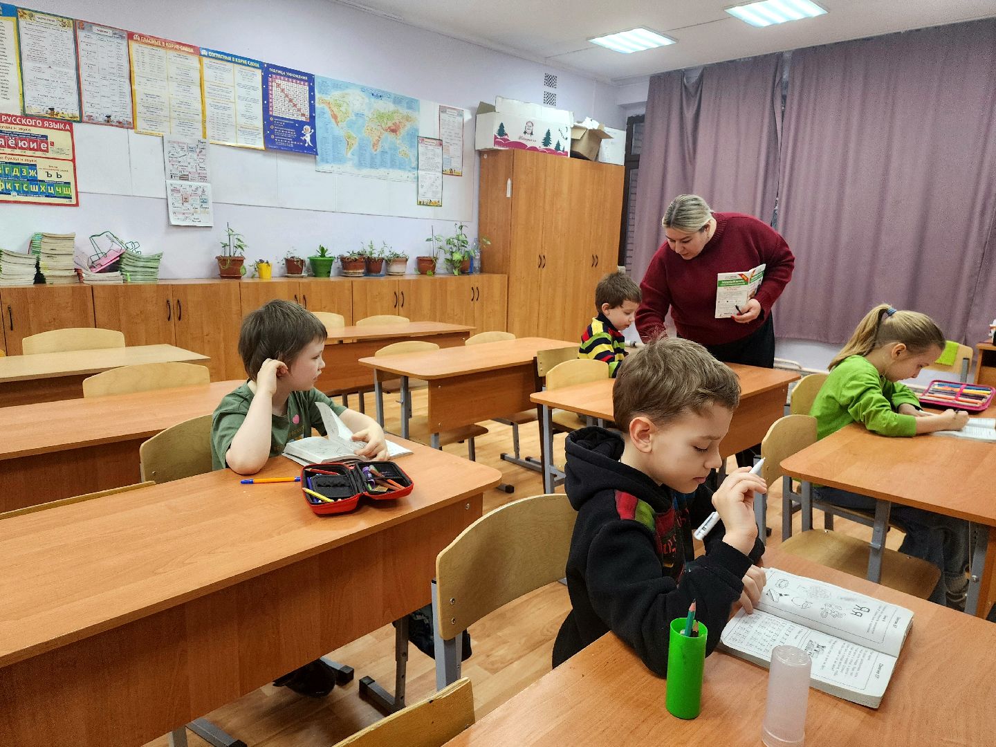 пущино, образование, запись в 1 класс, школа,педагоги,