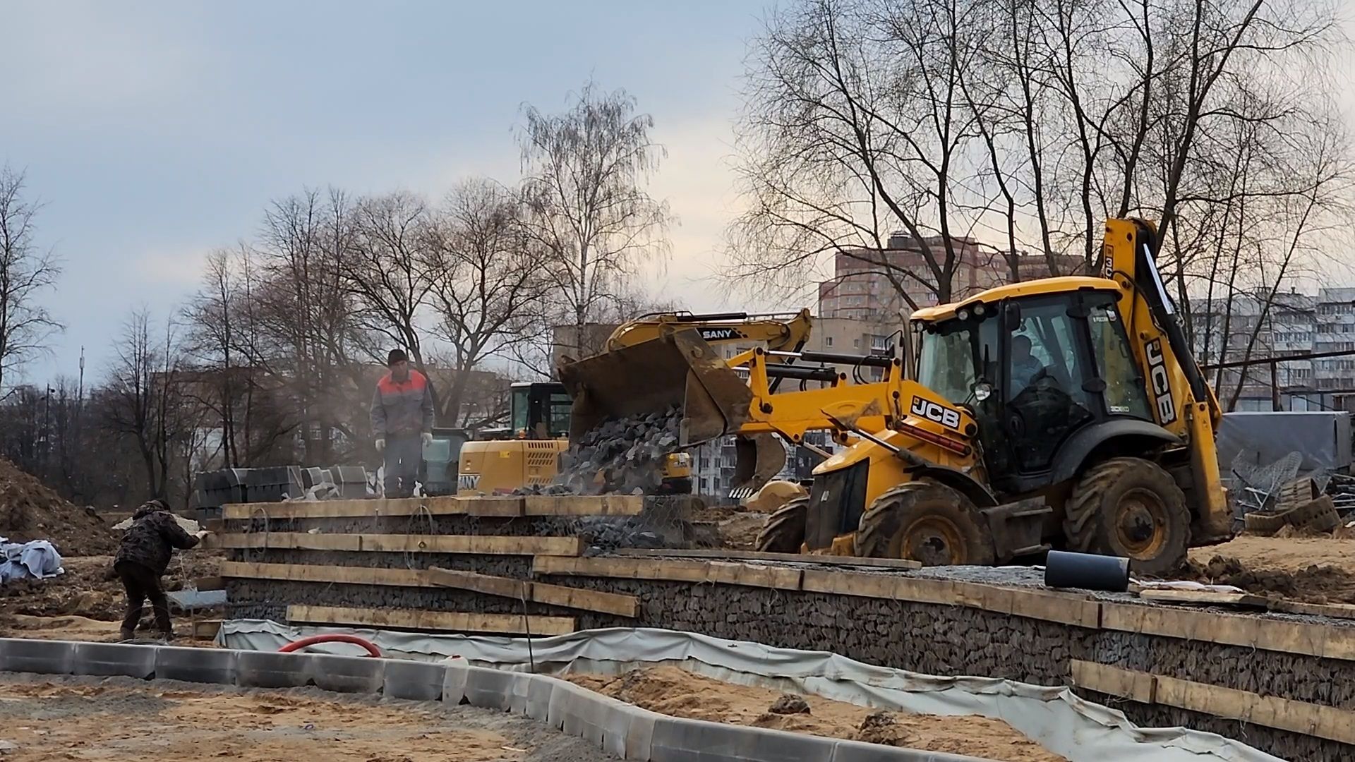 Чехов, улица Береговая, набережная реки Теребенка, благоустройство, реконструкция, строительство, подпорные стенки, габионы, укрепление берега, госпрограмма московской области, формирование комфортной городской среды,